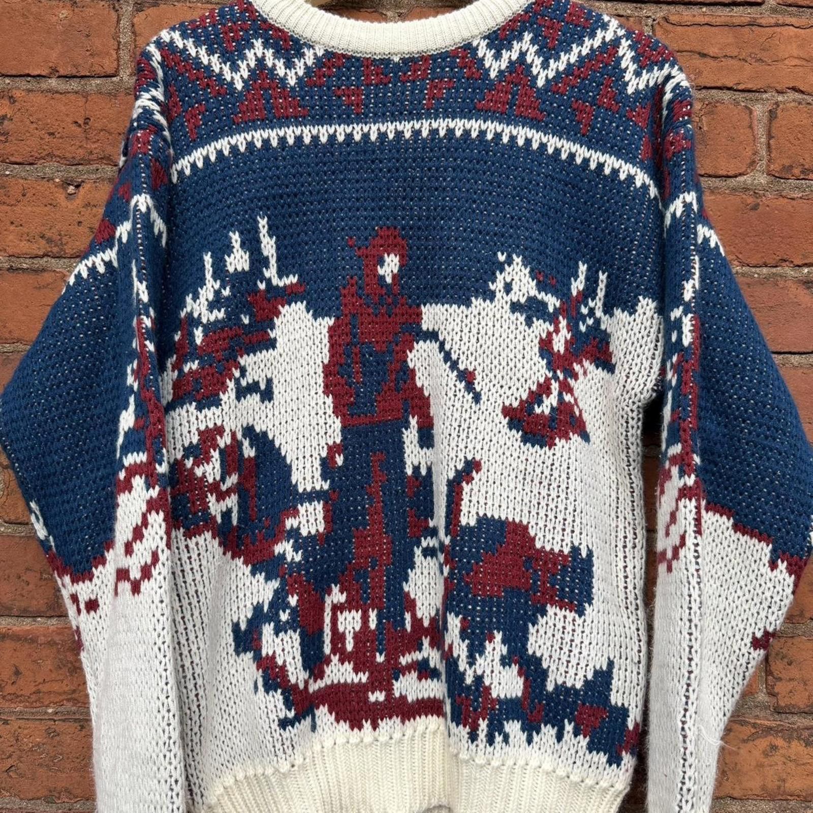 Other vintage moosehead trail nature scene knit sweater S 90s Size US S / EU 44-46 / 1 - 2 Thumbnail