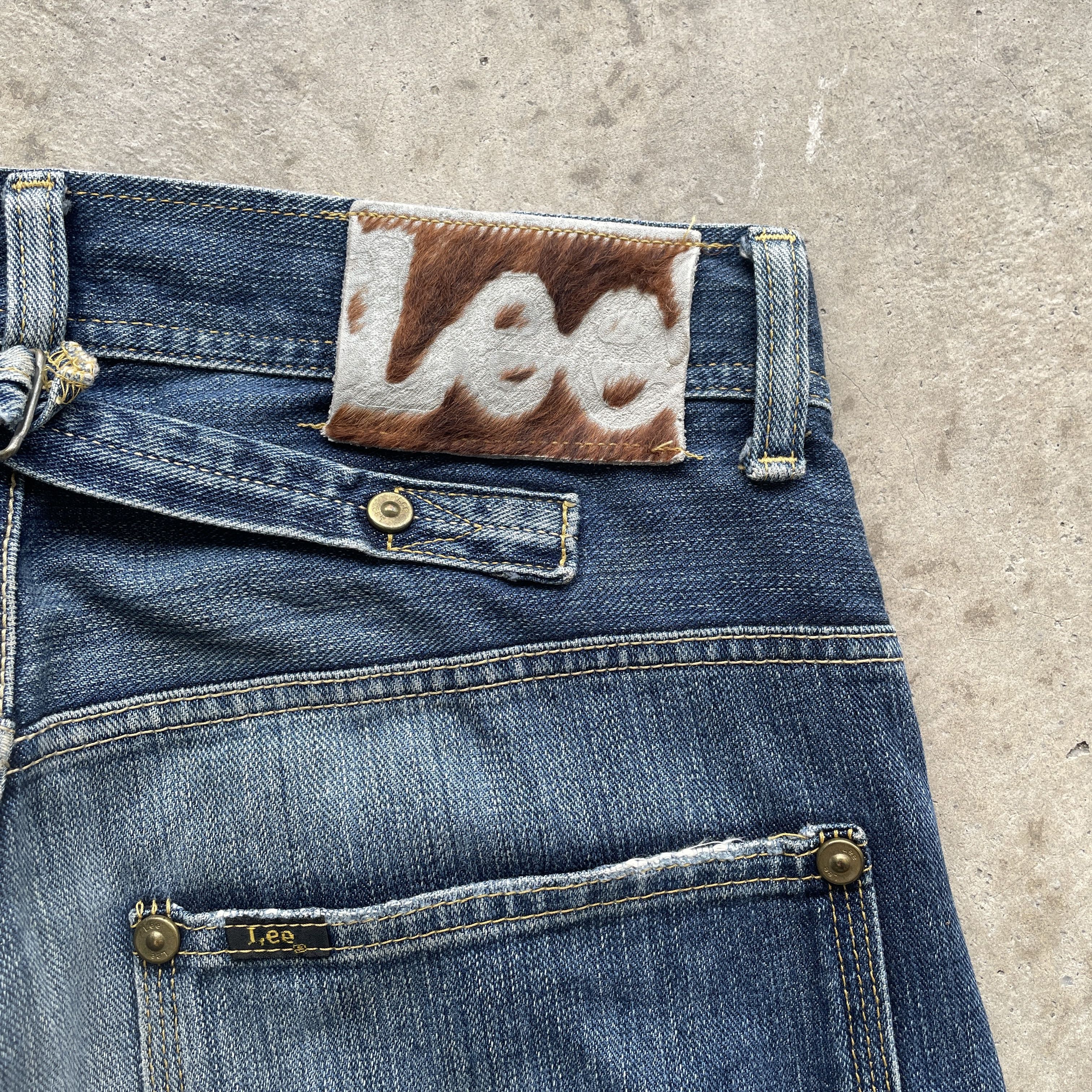 Japanese Brand Vintage Lee Japan Jeans Buckle Denim Pants Faded W32x30.5 Size US 32 / EU 48 - 9 Thumbnail