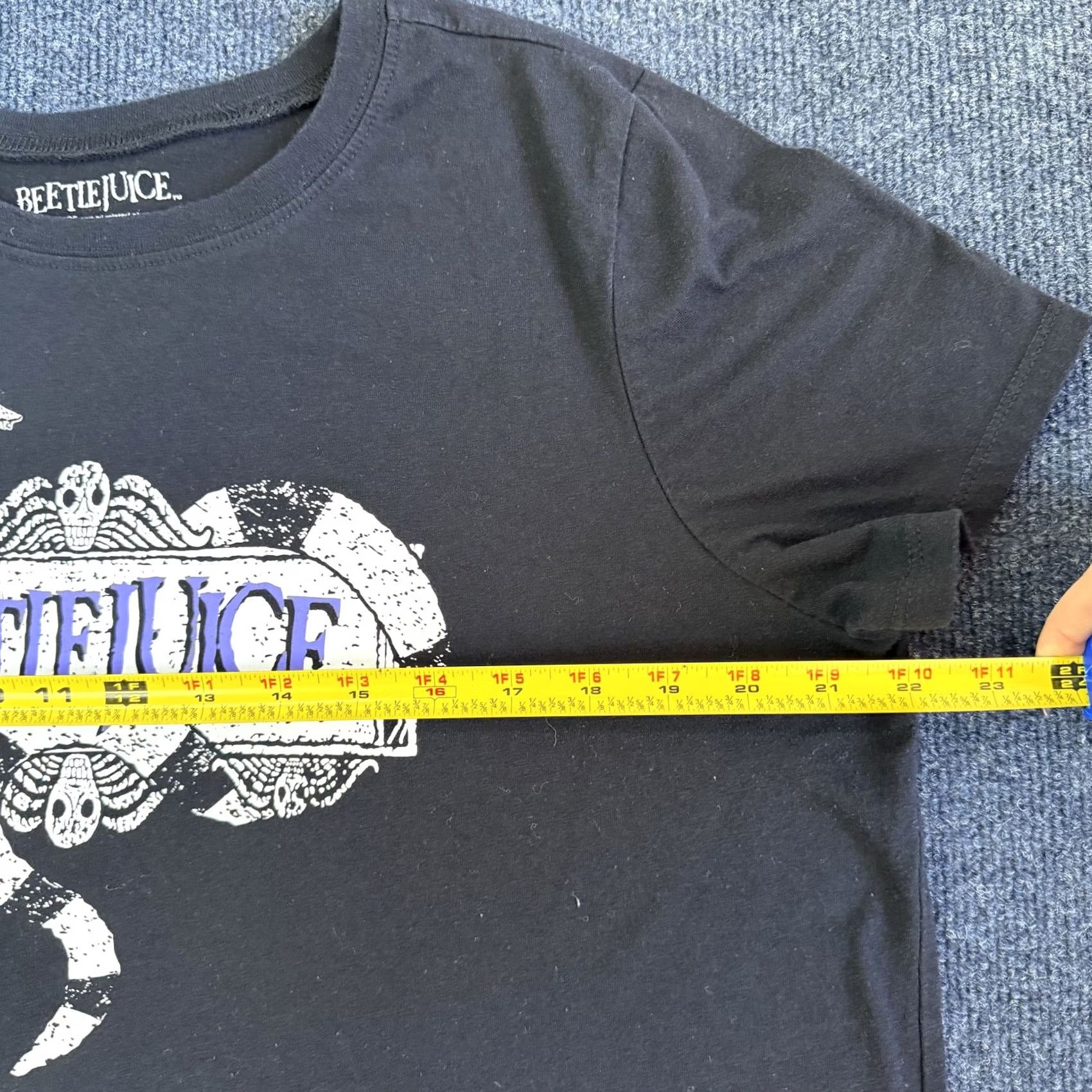 Vintage Beetlejuice Shirt Womens XL Black Hybrid Apparel Graphic Tee T-Shirt Size XL / US 12-14 / IT 48-50 - 4 Thumbnail
