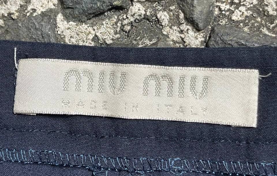 Miu Miu Miu Miu - Prada Front Pleated Trouser Size 24" / US 00 / IT 34 - 6 Thumbnail