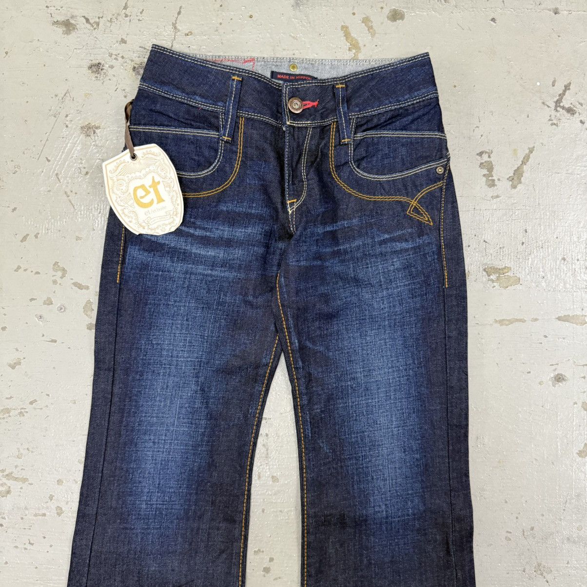 If Six Was Nine Vintage Et Boite flared pants low rise Size 27" / US 4 / IT 40 - 4 Thumbnail