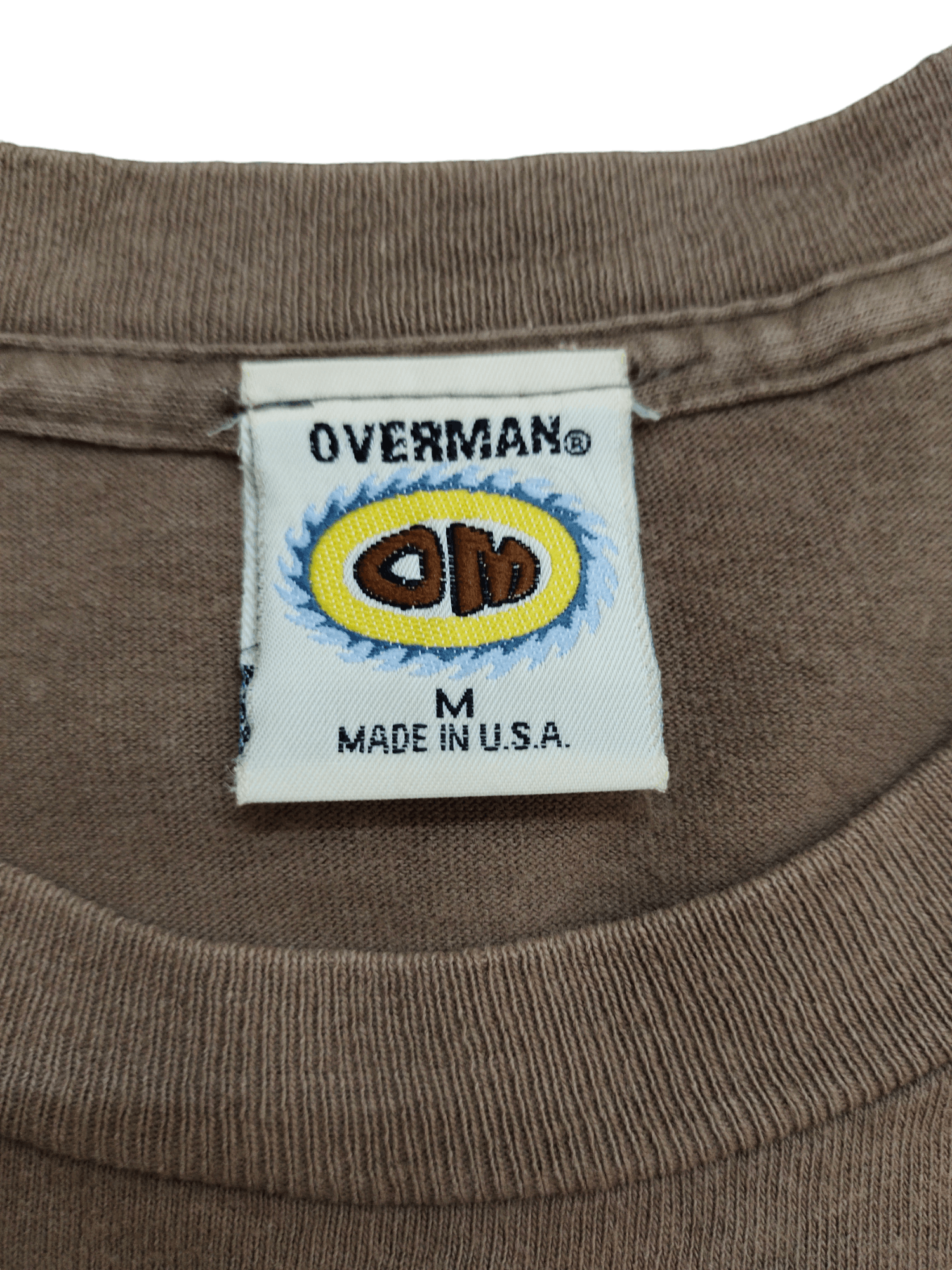Quiksilver Vintage 90's Overman Ying Yang Logo Surfing 1995 T-Shirt Size US M / EU 48-50 / 2 - 9 Thumbnail