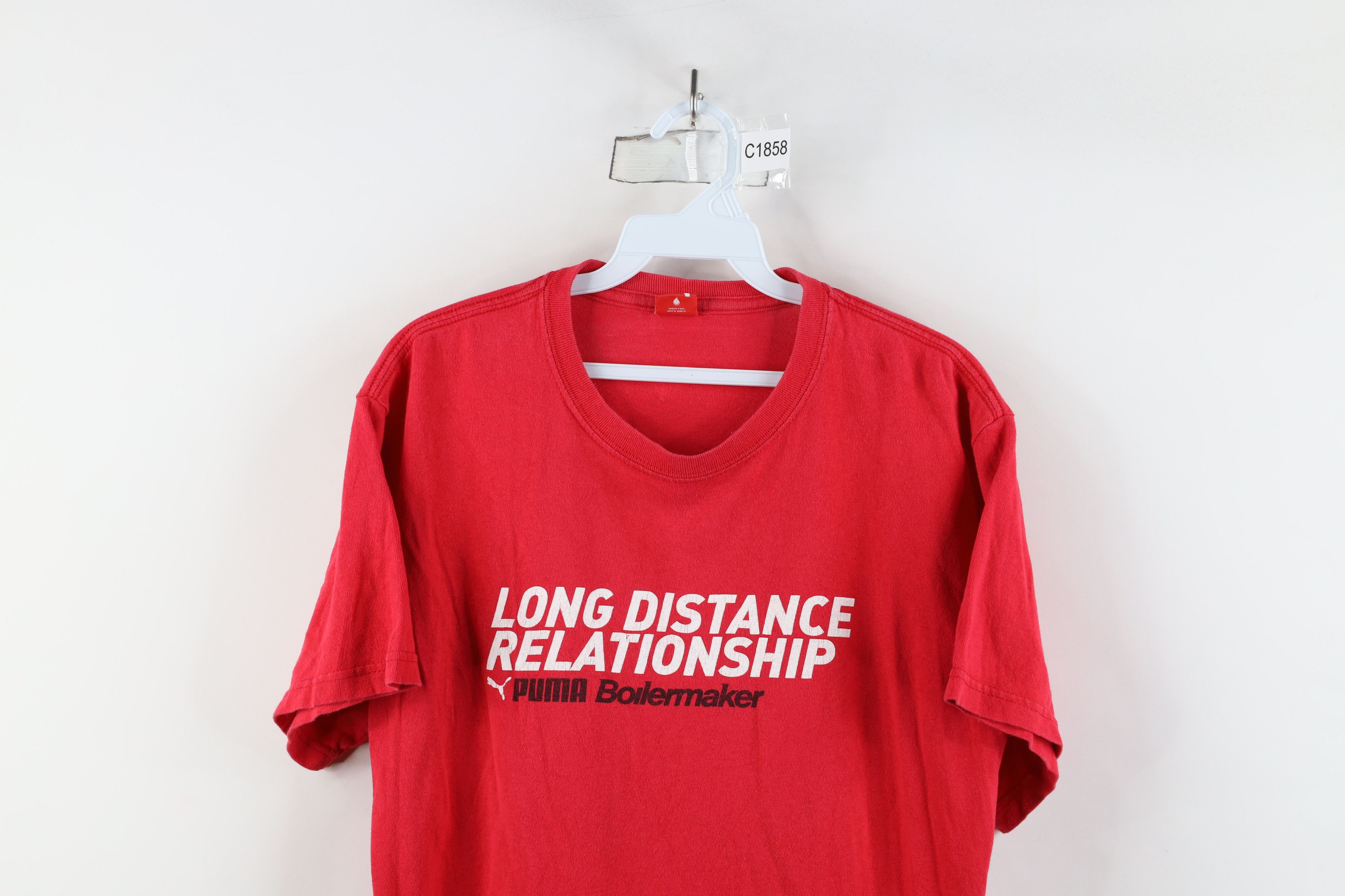 Puma × Vintage Vintage Y2K Puma Faded Long Relationship Boilermaker T-Shirt Size US M / EU 48-50 / 2 - 2 Thumbnail