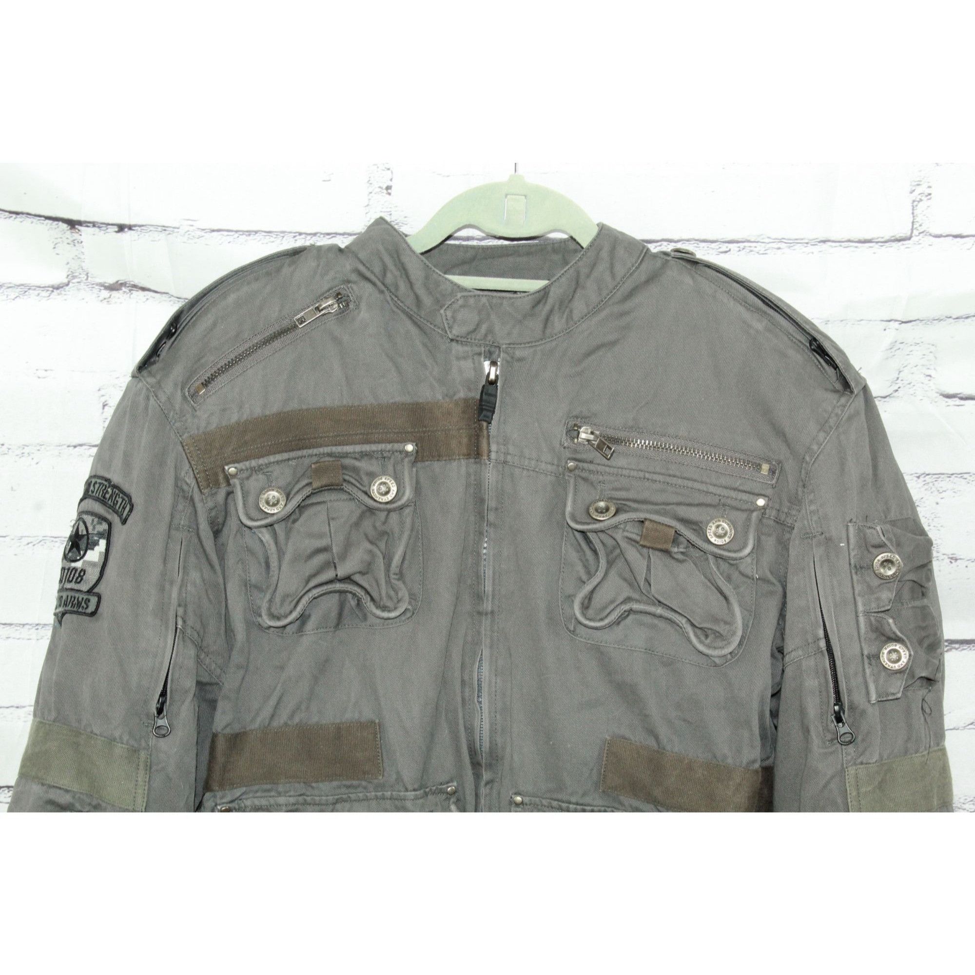 Other Speed & Strength Men Gray Utility Moto Jacket Size US M / EU 48-50 / 2 - 9 Thumbnail