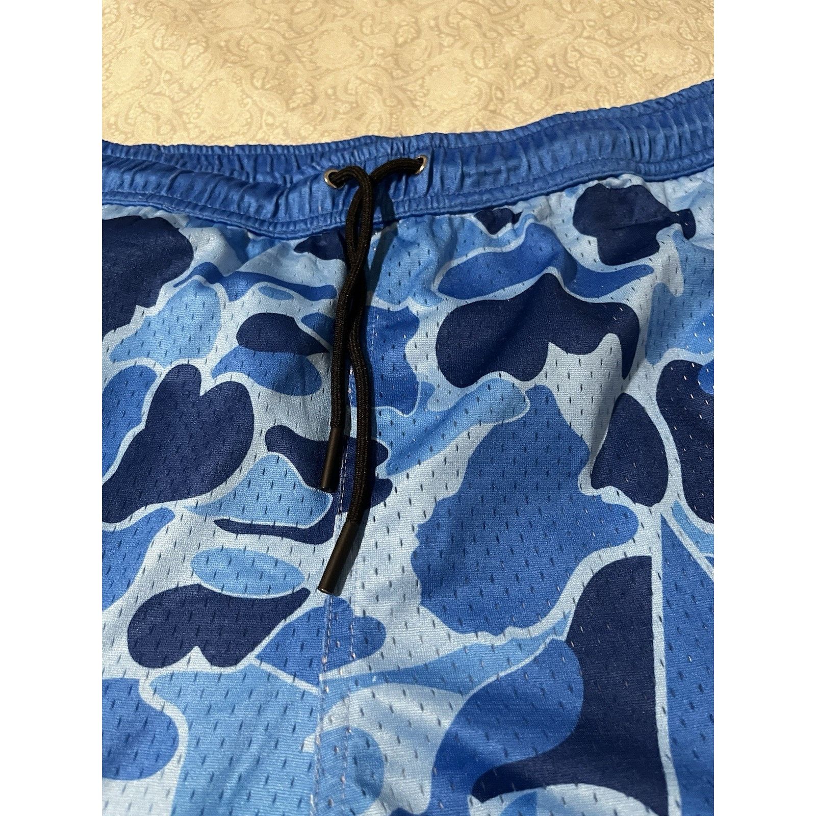Other Bucket Culture Blue Camo Shorts Men’s XL Mesh Streetwear Size US 38 / EU 54 - 3 Thumbnail