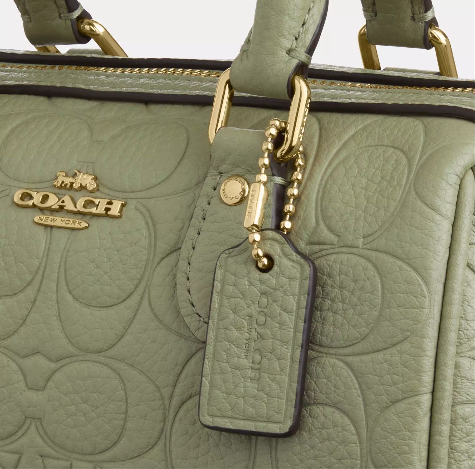 Coach Mini Rowan Crossbody Bag In Signature Leather CEW07 Size ONE SIZE - 13 Thumbnail