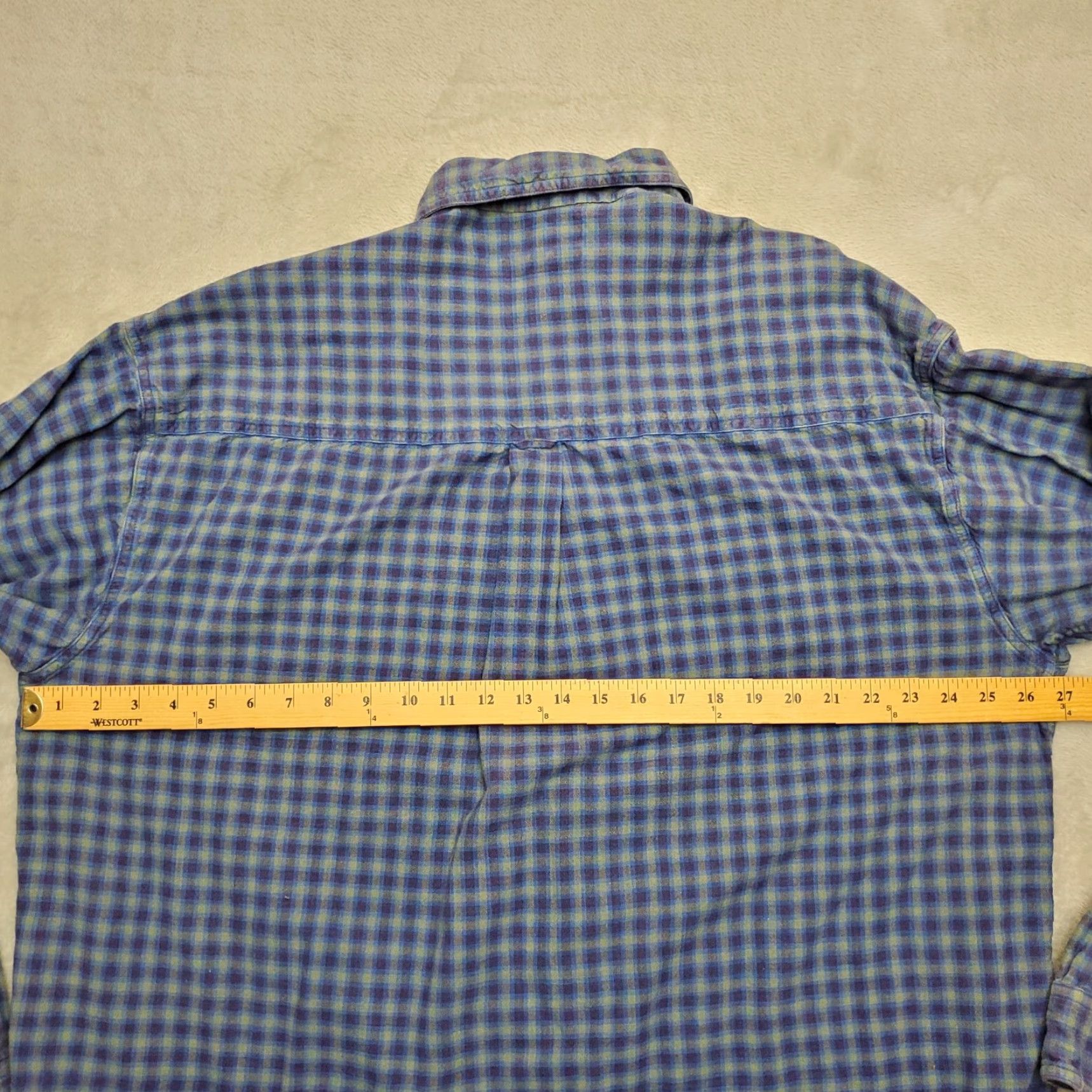 Vintage Columbia Shirt Men XXL Blue Plaid 100% Cotton Flannel Outdoor Long Sleeve Casual Size US M / EU 48-50 / 2 - 6 Thumbnail