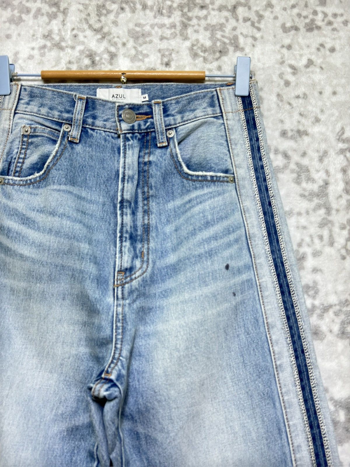 Hysteric Glamour Y2k AZUL Reworked Reconstructed Loose Denim Size US 27 - 5 Thumbnail
