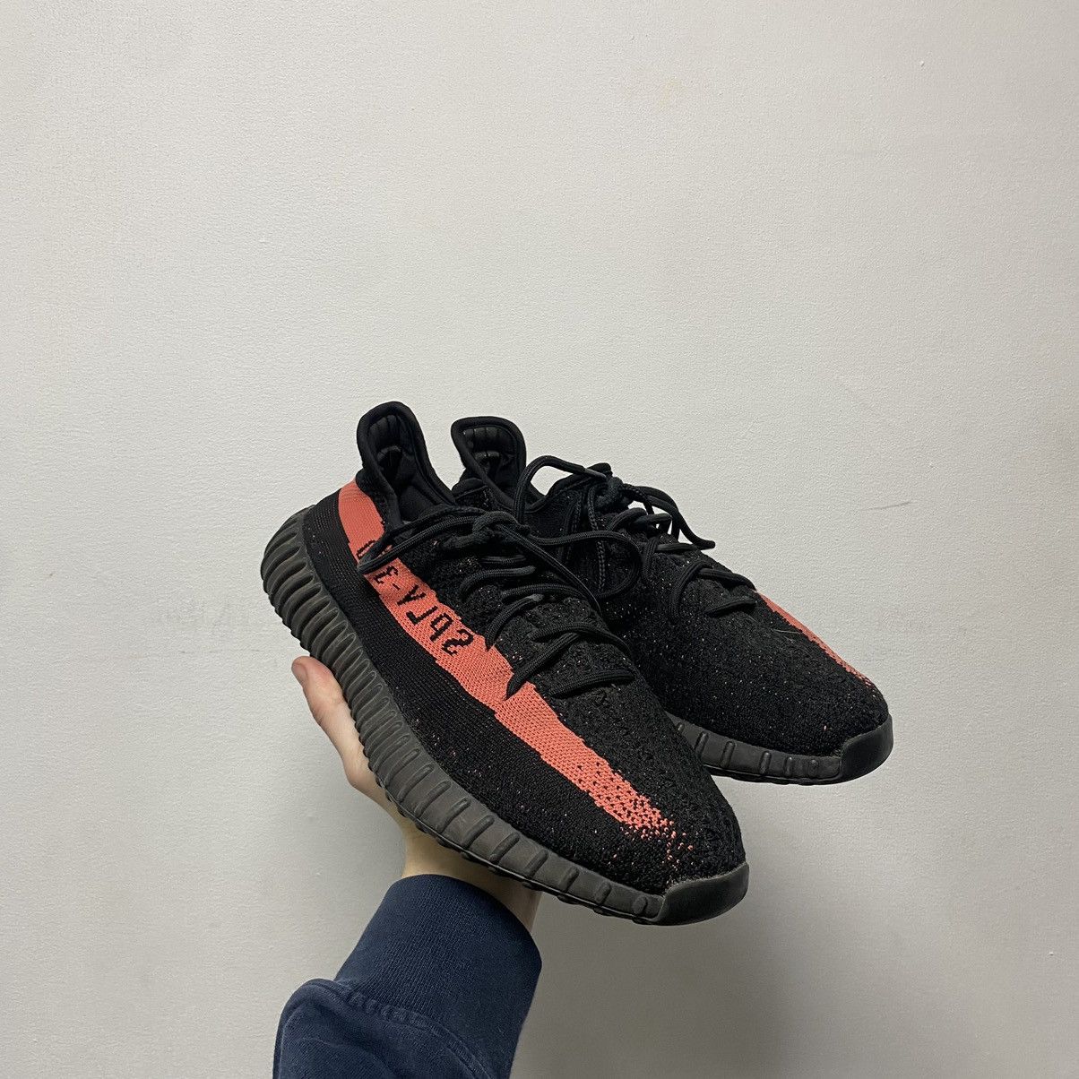 Adidas adidas Yeezy Boost 350 V2 Core Black Red Size US 12 / EU 45 - 1 Thumbnail