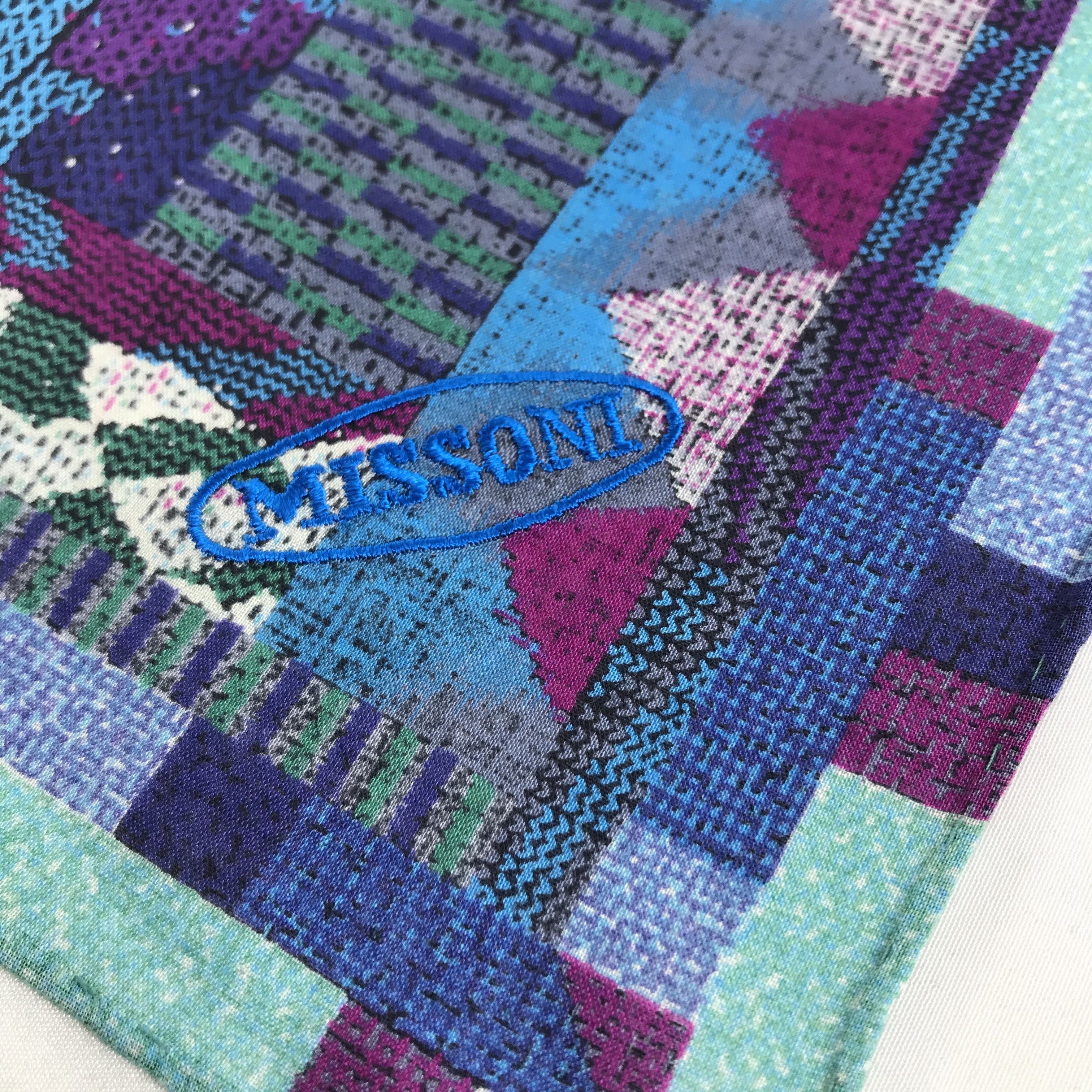 Missoni × Vintage Missoni Handkerchief Neckerchief Bandana H18 Size ONE SIZE - 4 Thumbnail