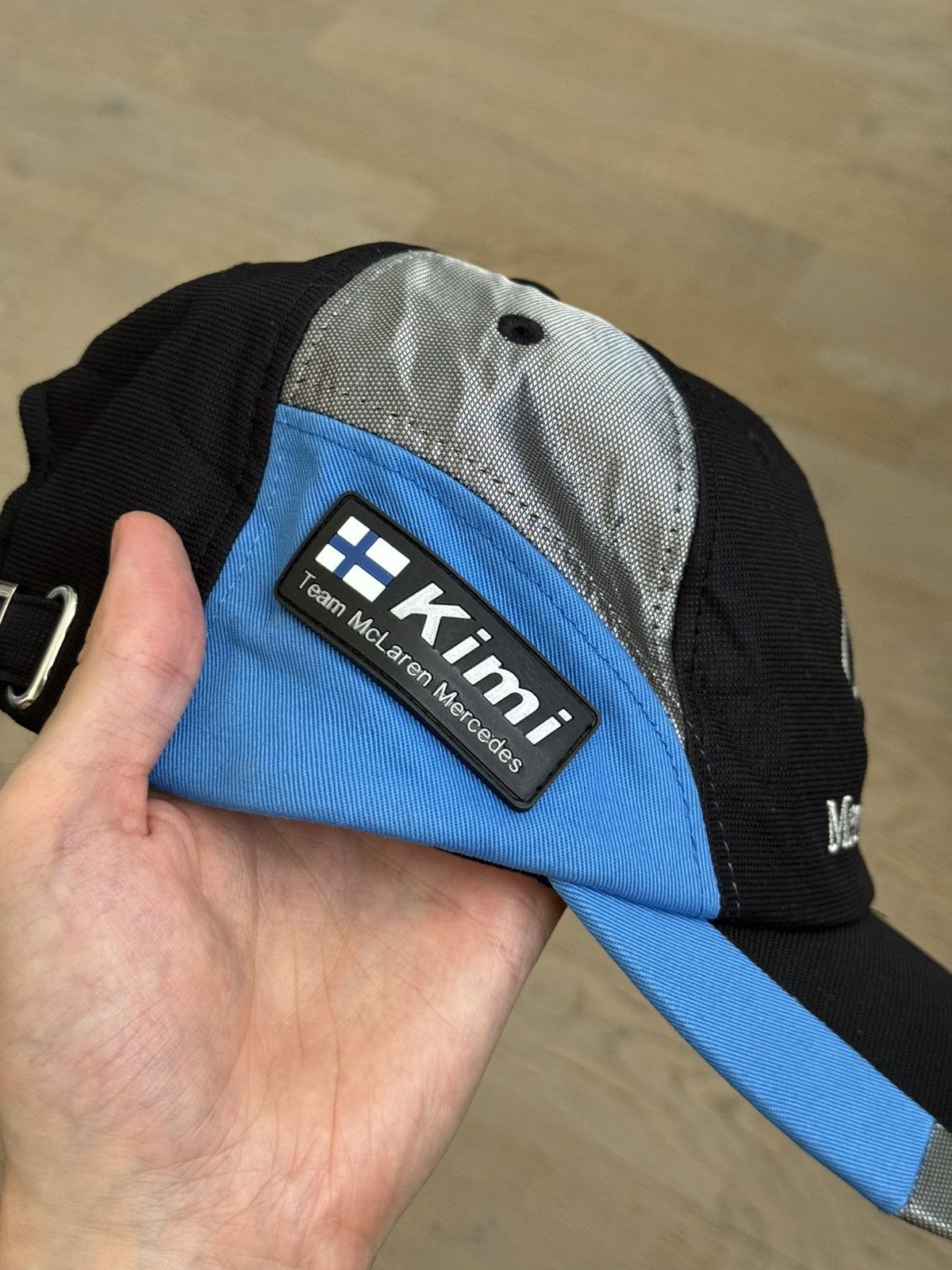 Mercedes-Benz MERCEDES Kimi Raikkonen Cap black big logo Hat 90s F1 Size ONE SIZE - 6 Thumbnail