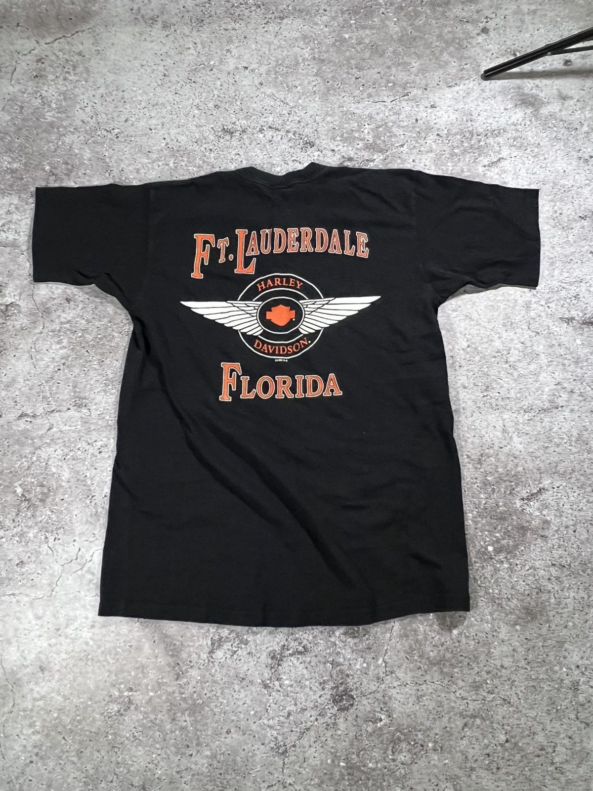 Harley Davidson 1996 Harley Davidson Eagle Biker Tee Size US L / EU 52-54 / 3 - 1 Thumbnail