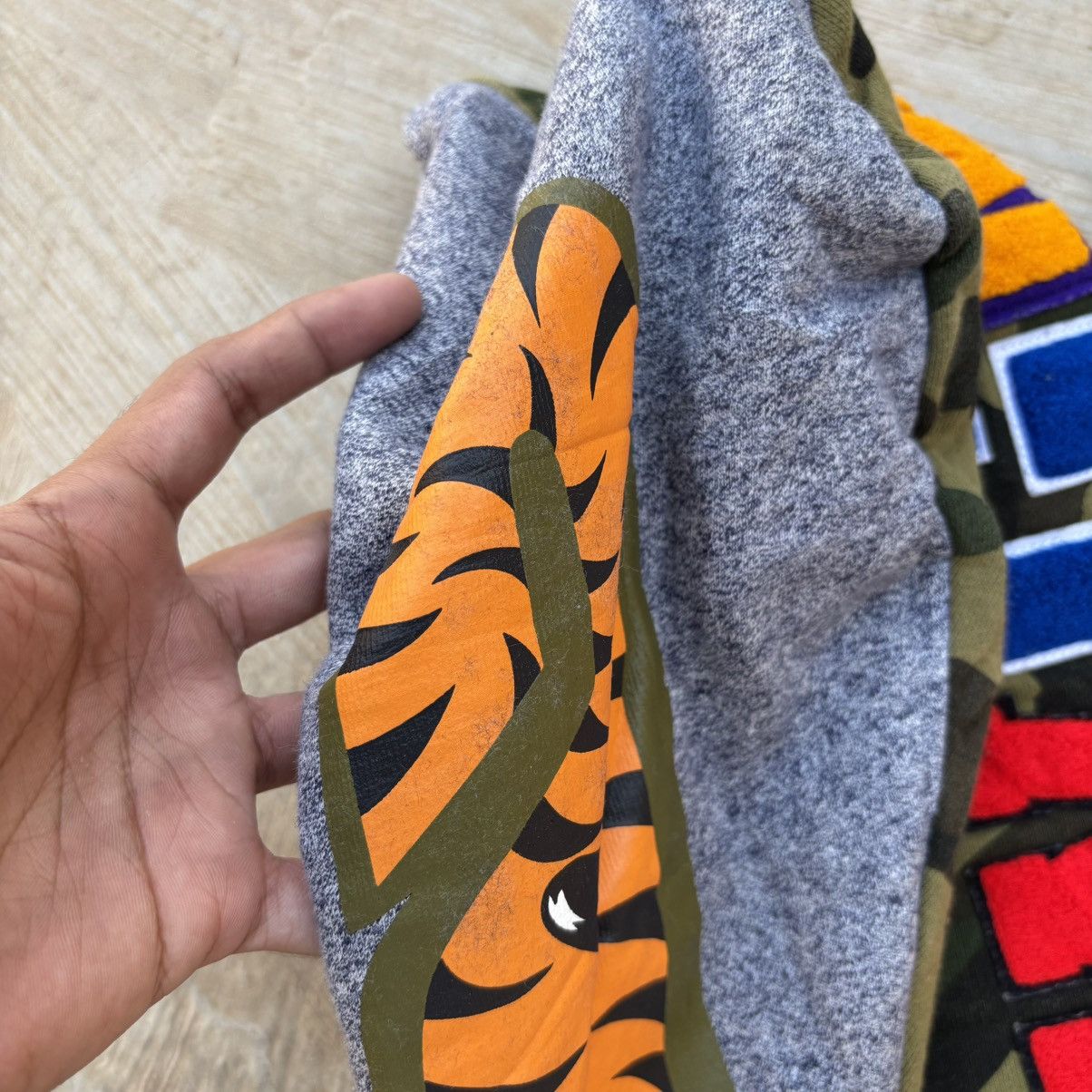 Bape Heather Shark Full Zip Hoodie Size US L / EU 52-54 / 3 - 10 Thumbnail