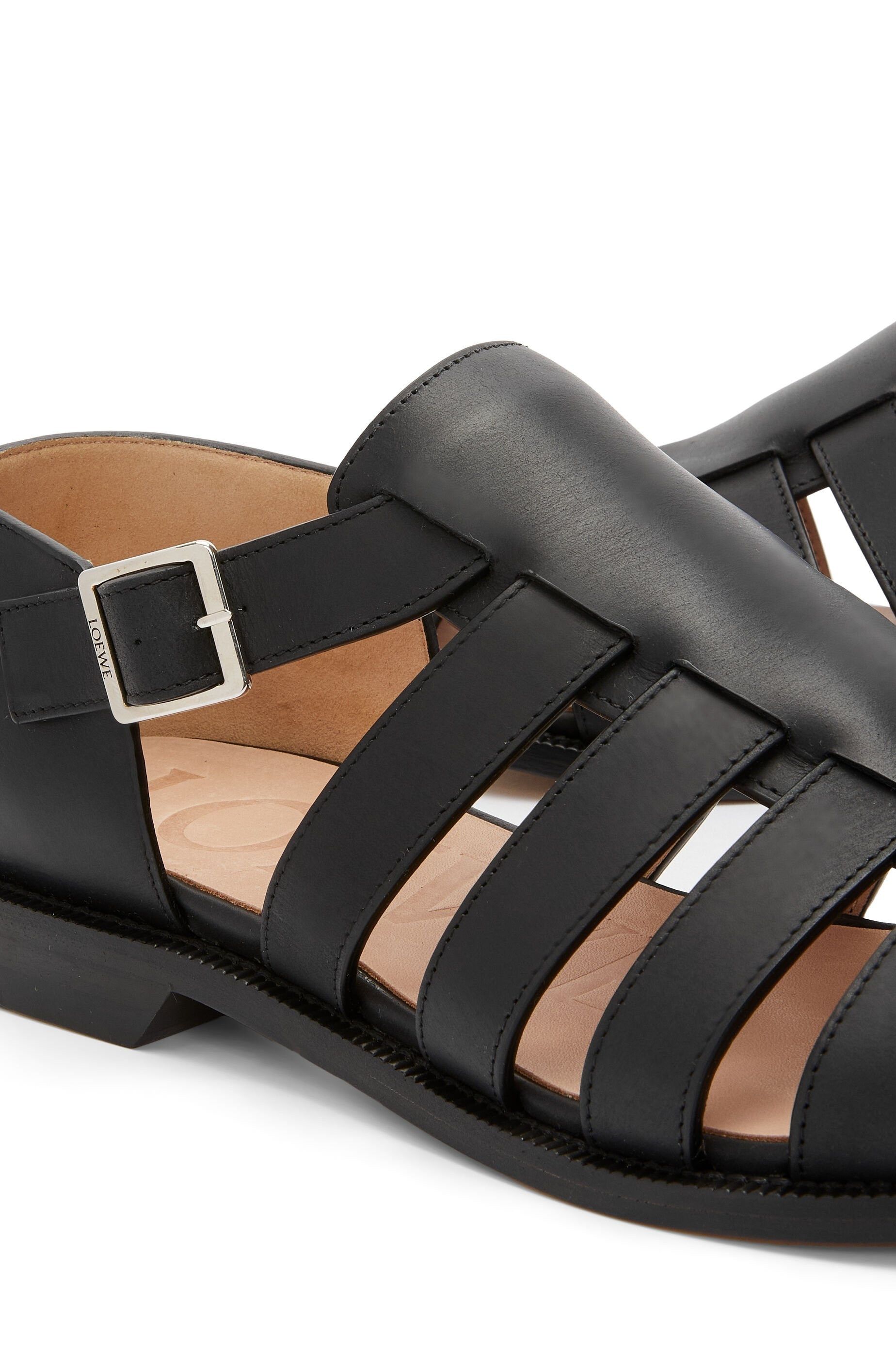 Loewe o1in1g0426 Campo Sandals in Black Size US 10 / EU 43 - 5 Thumbnail