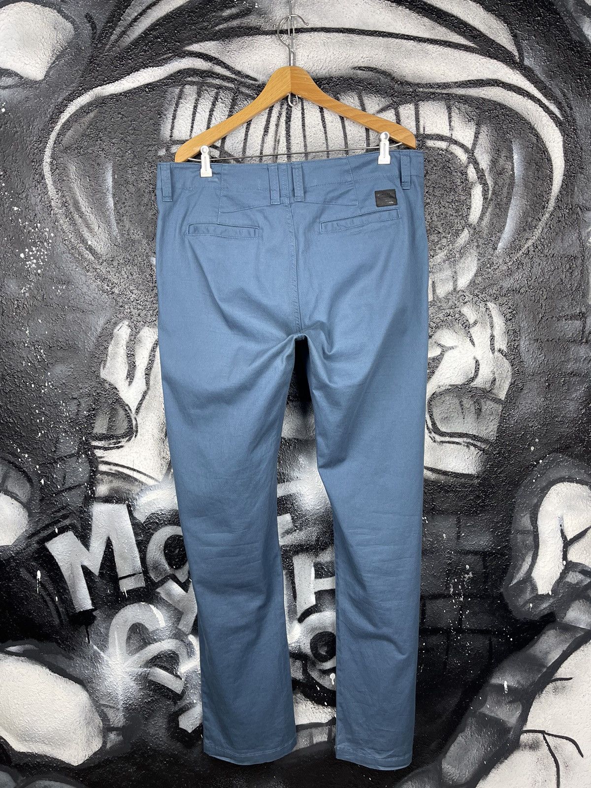 Oakley Oakley Regular Fit Blue Chino Trousers Pants Size W36 L32 Size US 36 / EU 52 - 4 Thumbnail