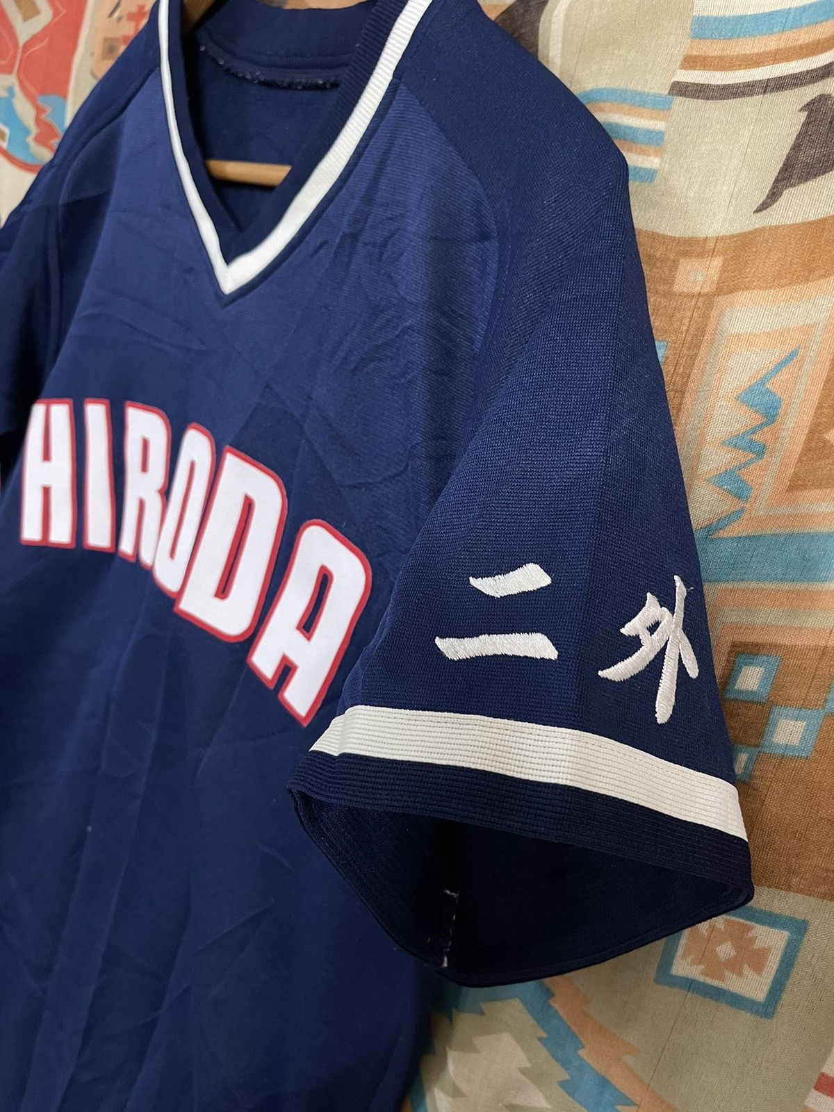 Japanese Brand × Vintage Vintage 80’s Baseball Jersey J League by Descente Softball Size US M / EU 48-50 / 2 - 3 Thumbnail