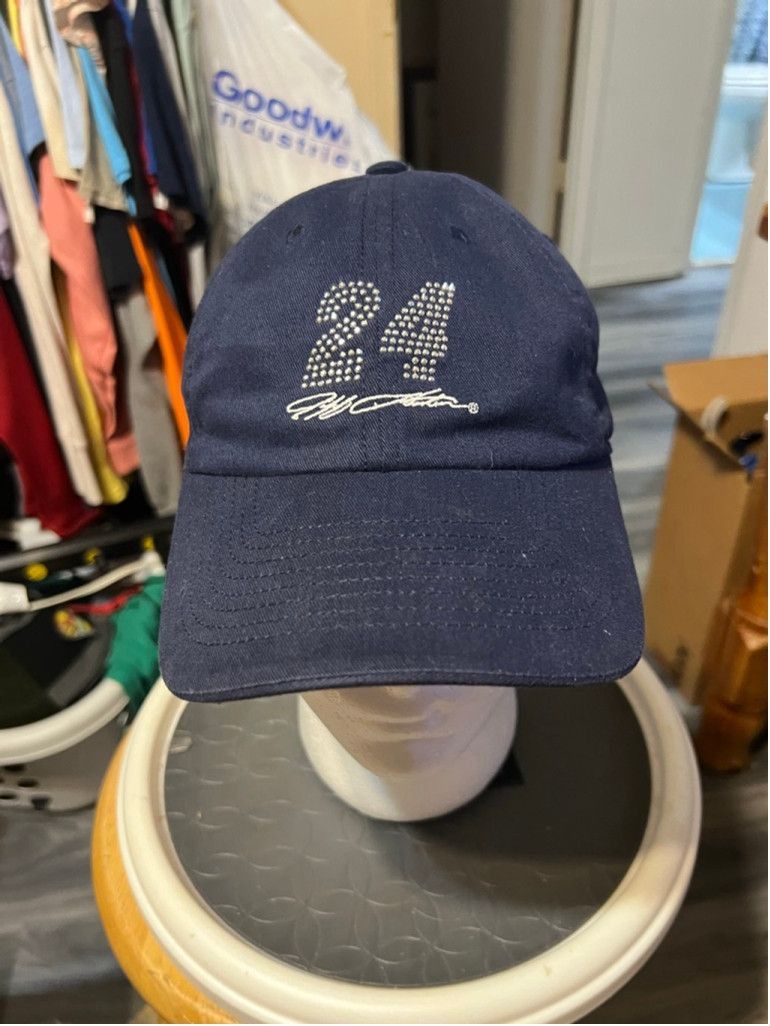 Chase Authentics Men's Chase Authentics Navy Blue Silver 24 Drivers Line Hat Size ONE SIZE - 1 Thumbnail