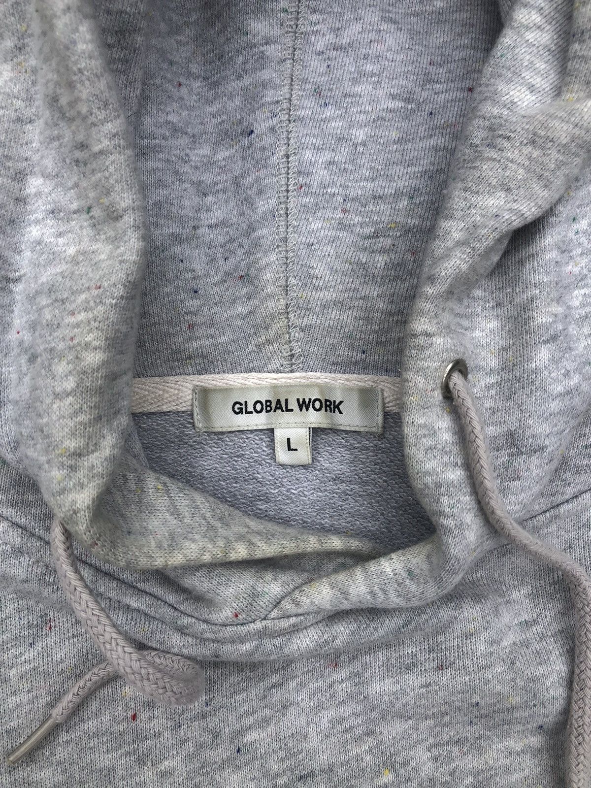 Global Work × Japanese Brand × Vintage Global Work Ramble Spellout Hoodie Size US L / EU 52-54 / 3 - 6 Thumbnail