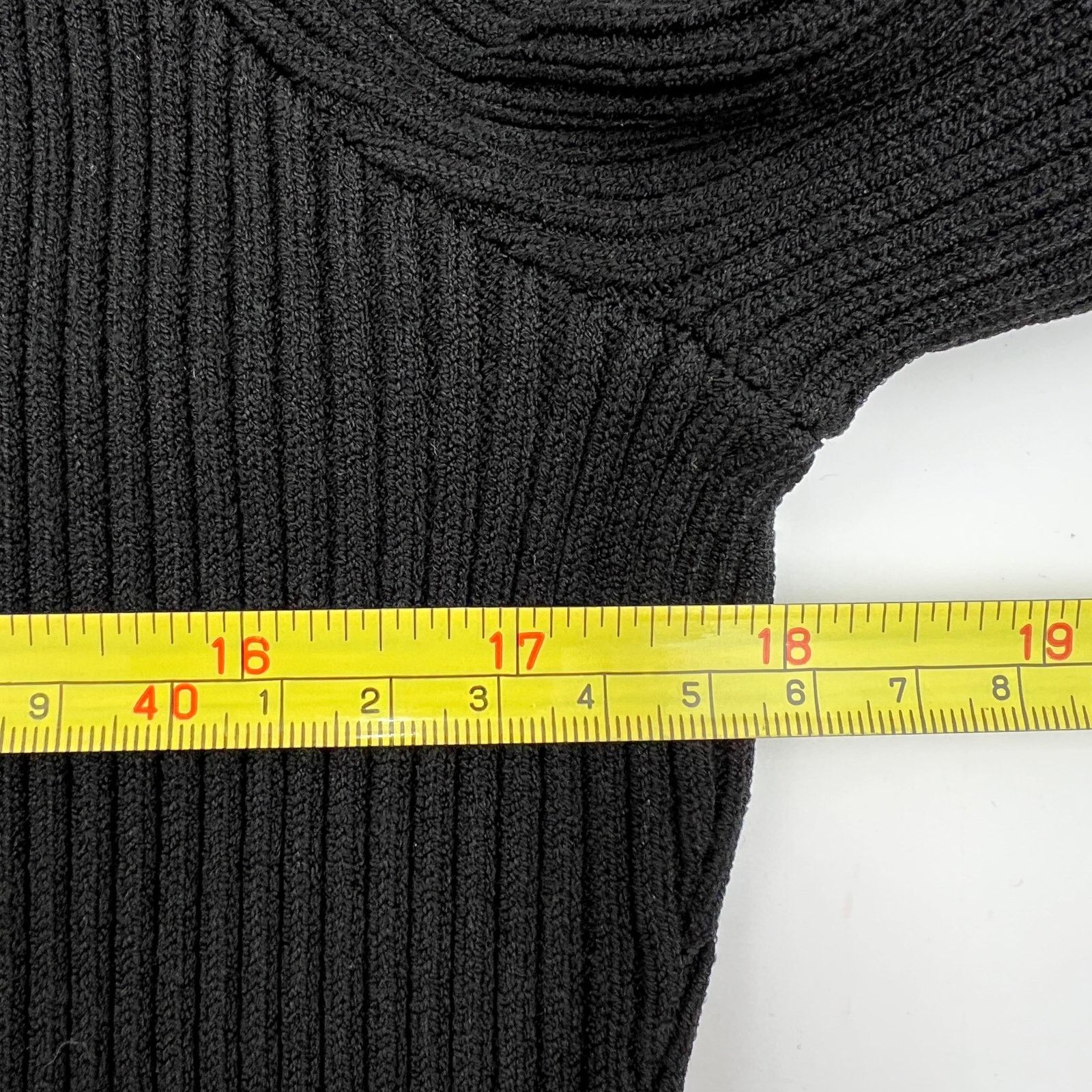 Hill House Hill House The Persephone Dress Black Knit Long Sleeves Size XXL / US 16-18 / IT 52-54 - 4 Thumbnail