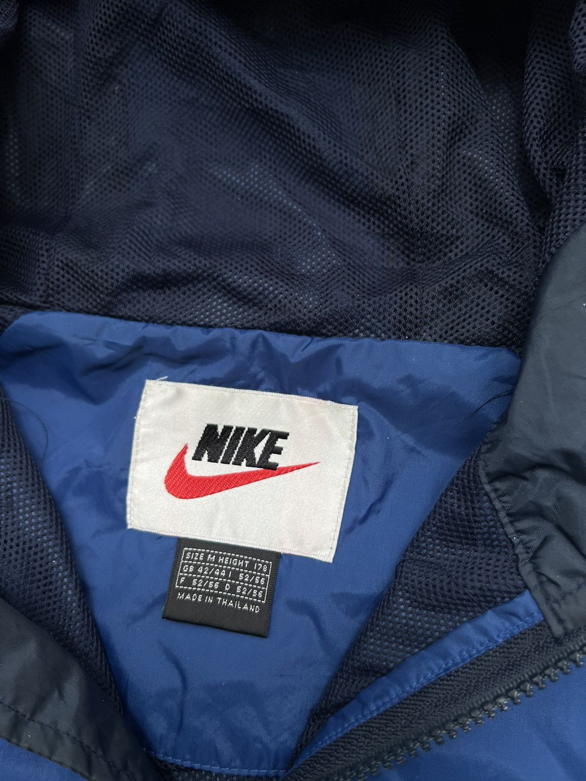 Nike × Vintage 90’s NIKE RETRO RARE SWOOSH LOGO Y2K TRACK JACKET GORPCORE Size US L / EU 52-54 / 3 - 8 Thumbnail