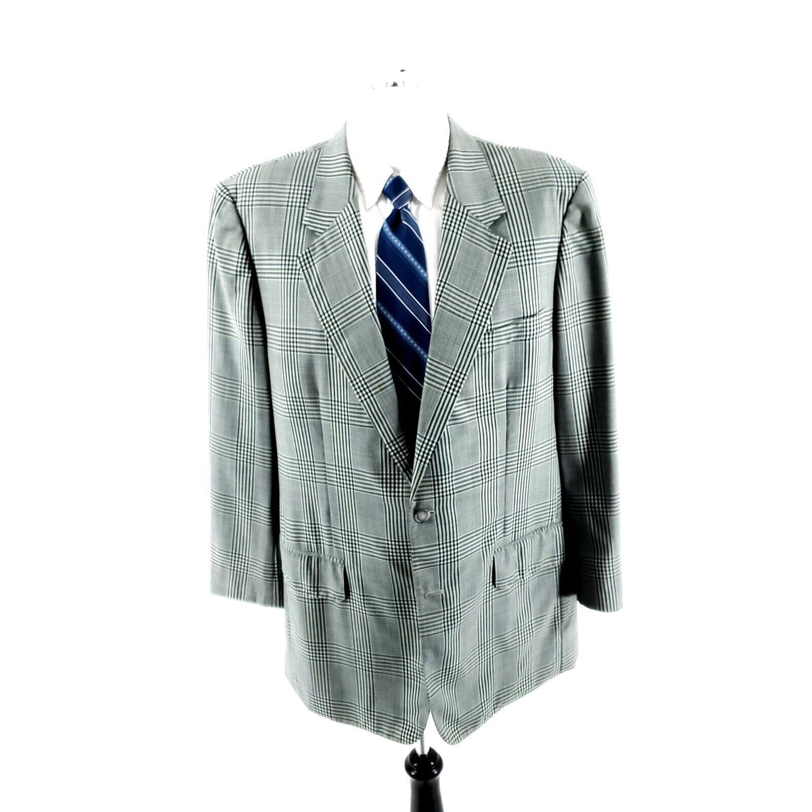 Ermenegildo Zegna DAMAGED Ermenegildo Zegna High Performance Wool 2 Button Bla Size 42L - 3 Thumbnail
