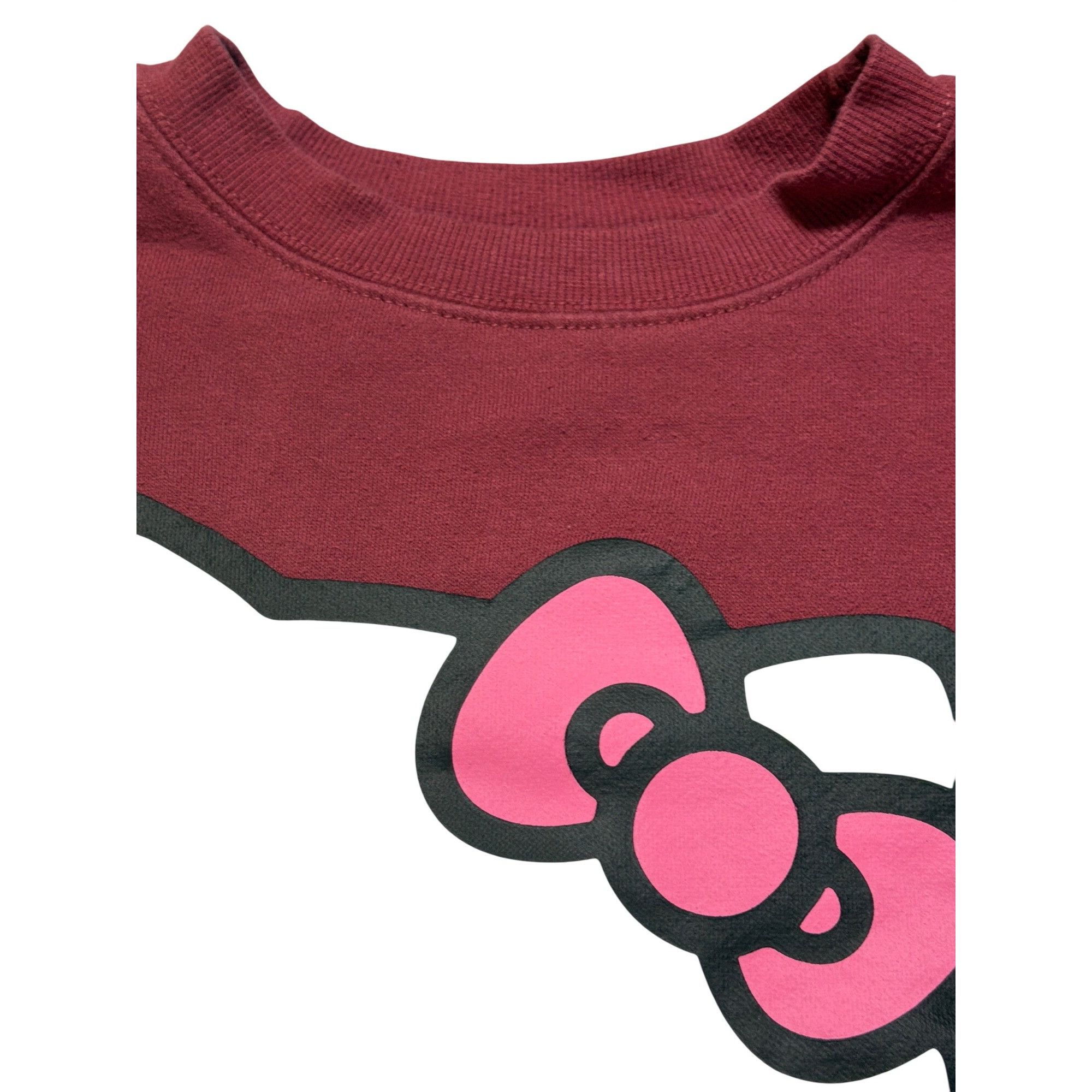 Other Hello Kitty Maroon Graphic Sweatshirt Sanrio Hybrid Apparel Size XS / US 0-2 / IT 36-38 - 3 Thumbnail