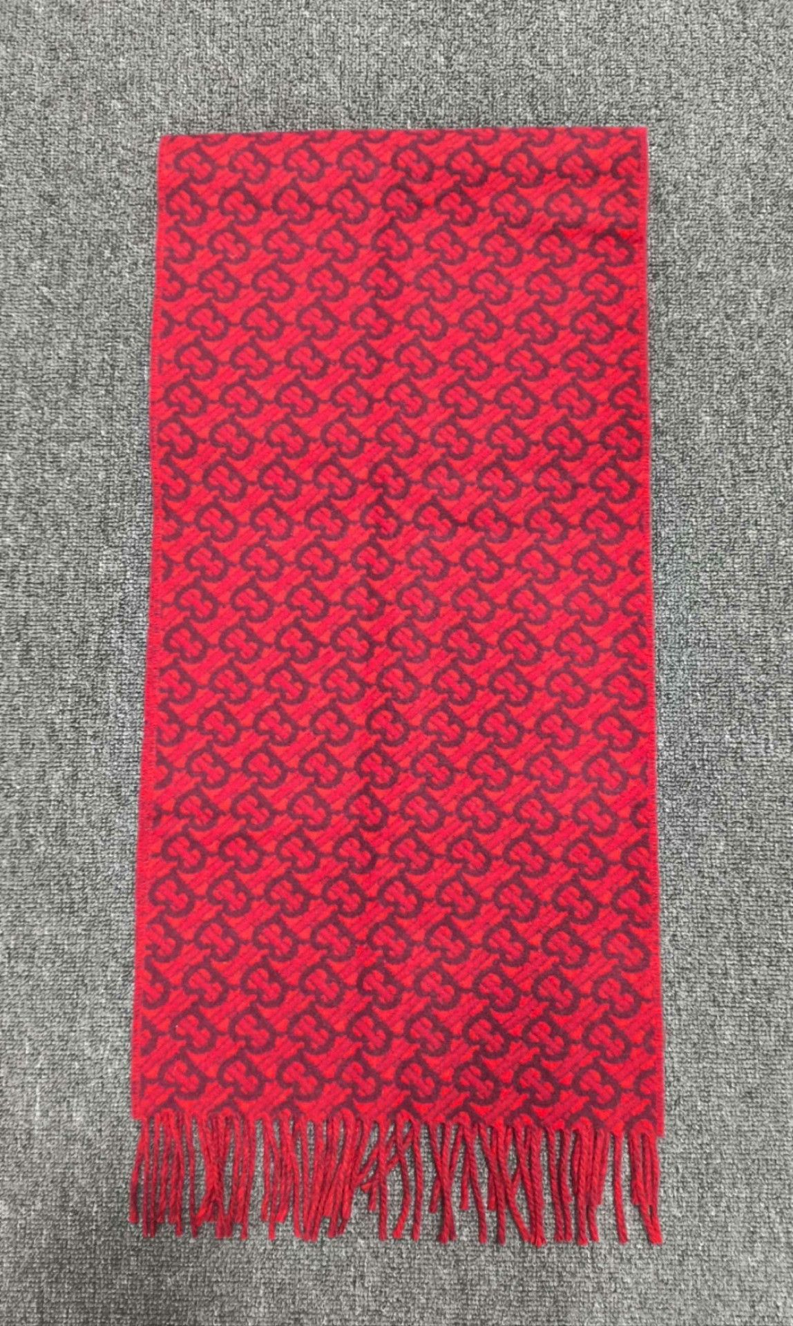 Burberry Burberry Red Scarf one size Men Size ONE SIZE - 1 Thumbnail