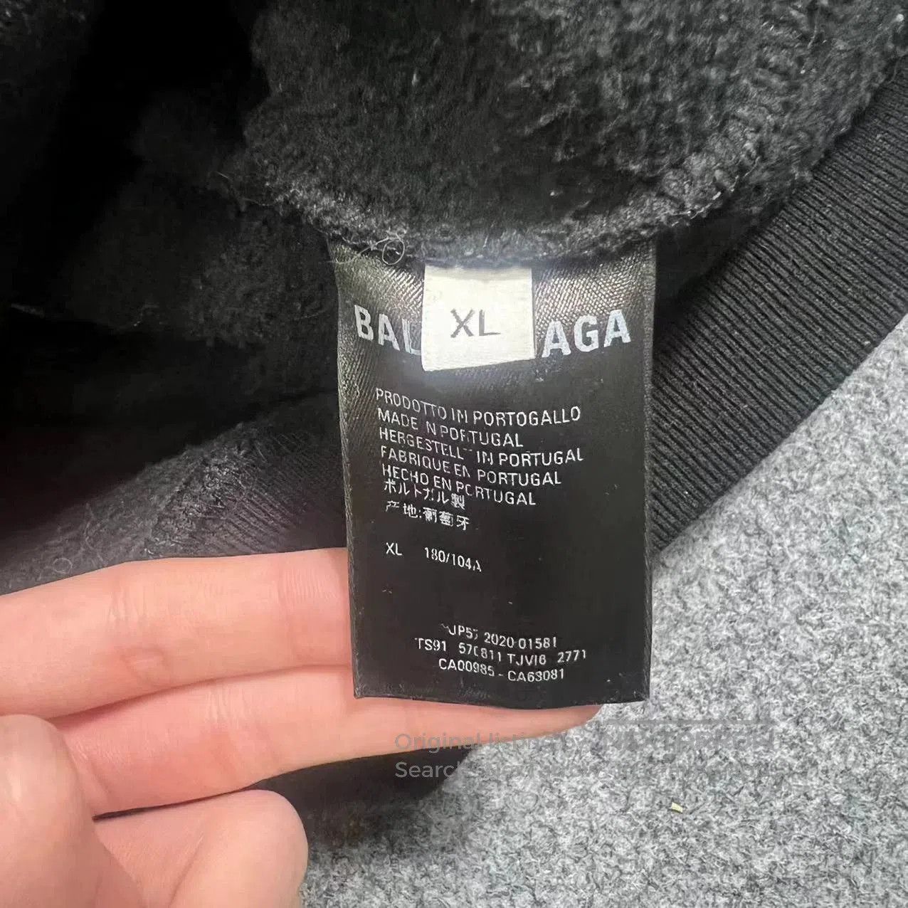 Balenciaga Balenciaga Black Hoodie. Size US XL / EU 56 / 4 - 4 Thumbnail