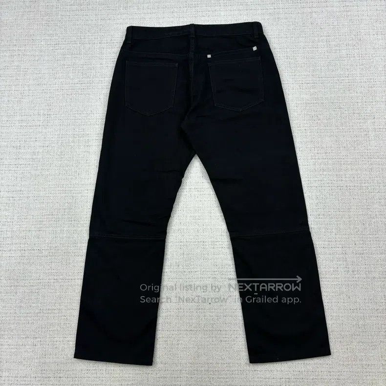 Givenchy Givenchy SS23 Solid Color Zipper Detail Straight Leg Jeans Size US 32 / EU 48 - 1 Thumbnail