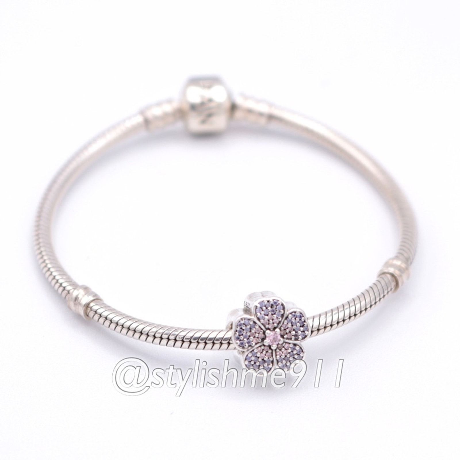pandora Authentic PANDORA Sparkling Primrose Charm - 791481PCZ Size ONE SIZE - 5 Thumbnail