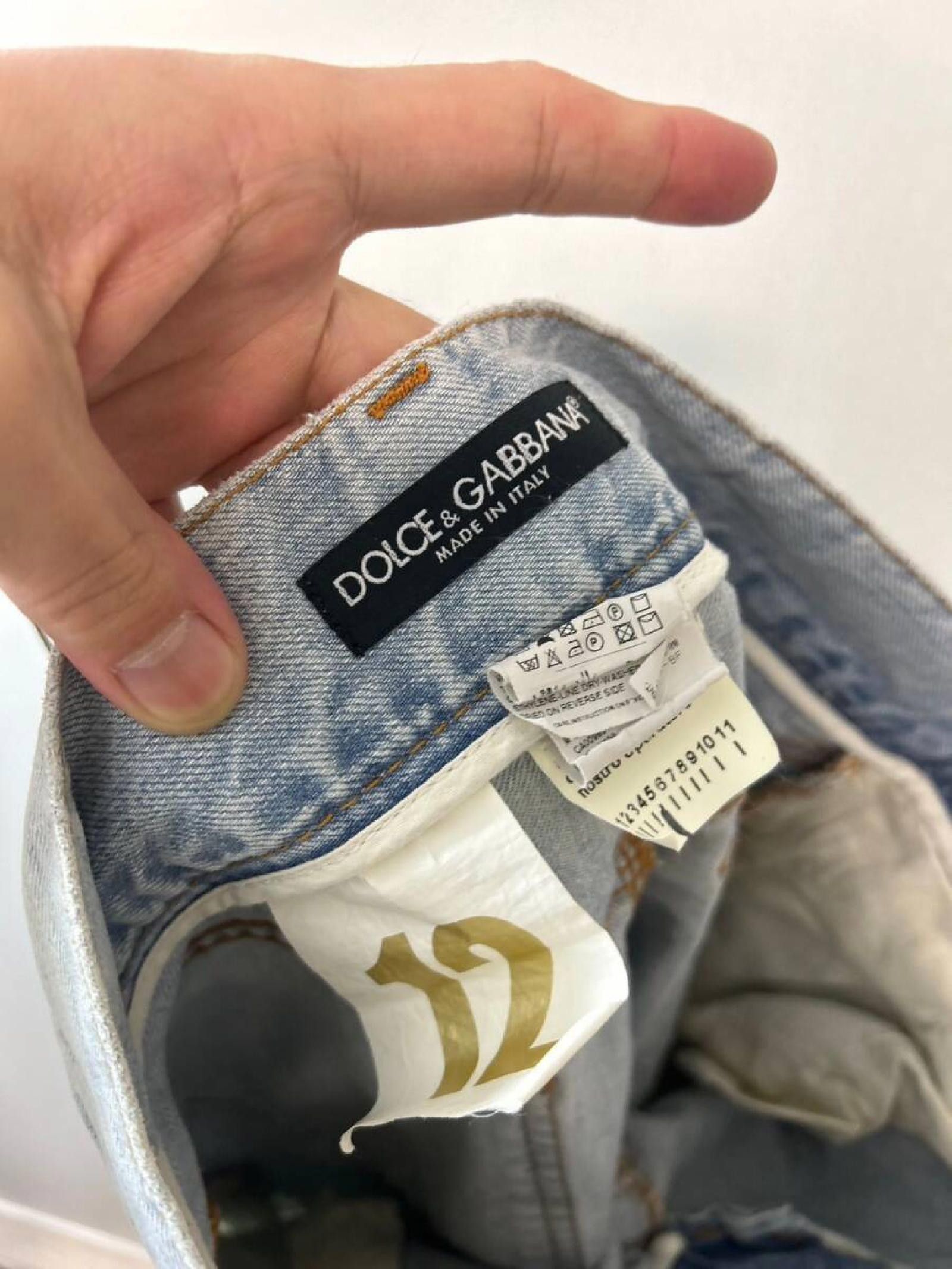 Dolce & Gabbana Dolce & Gabbana Y2K Archive Denim Jeans Size US 32 / EU 48 - 4 Thumbnail