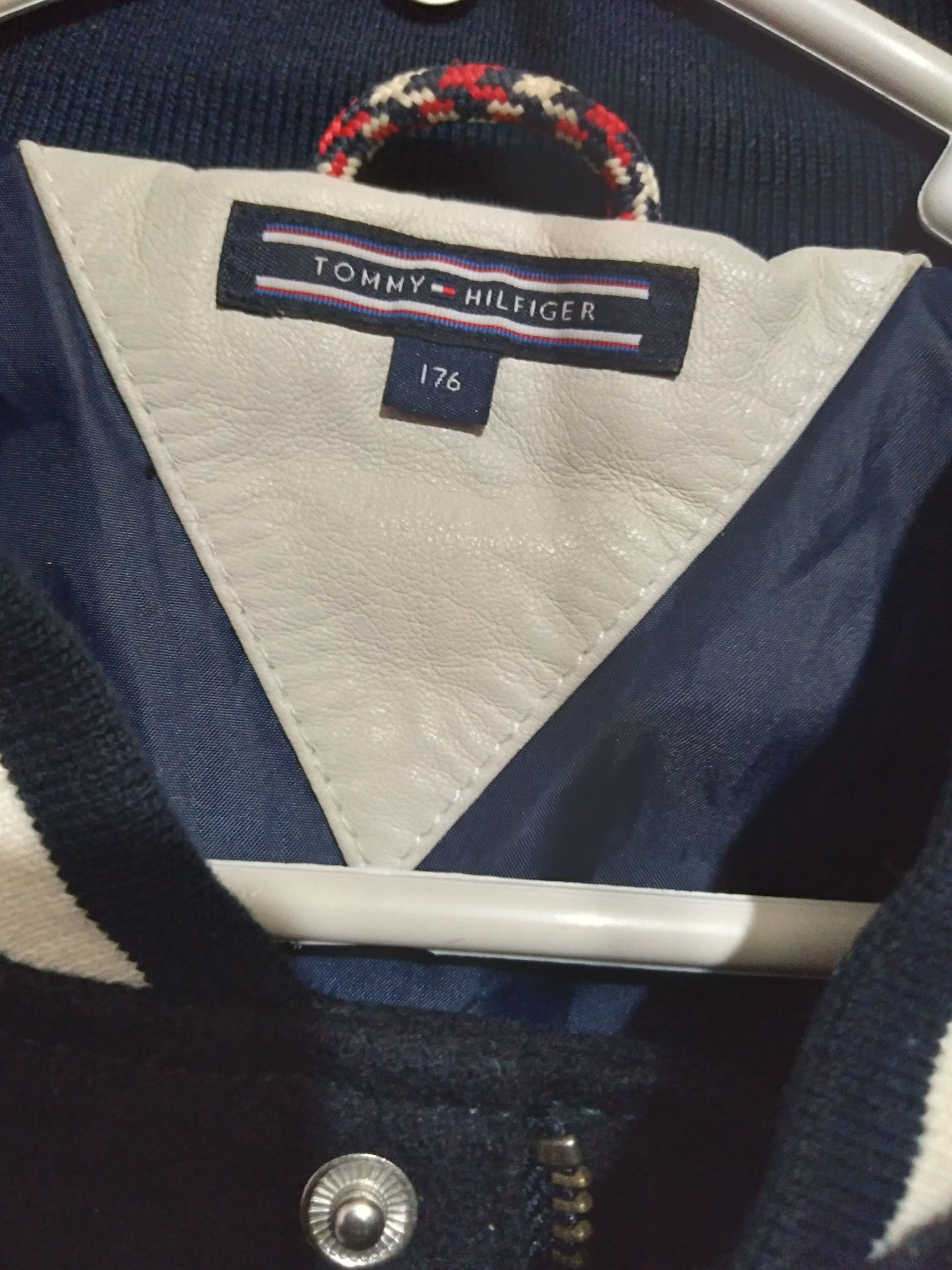 Tommy Hilfiger Tommy Hilfiger Varsity leather sleeves jacket Size US M / EU 48-50 / 2 - 2 Thumbnail