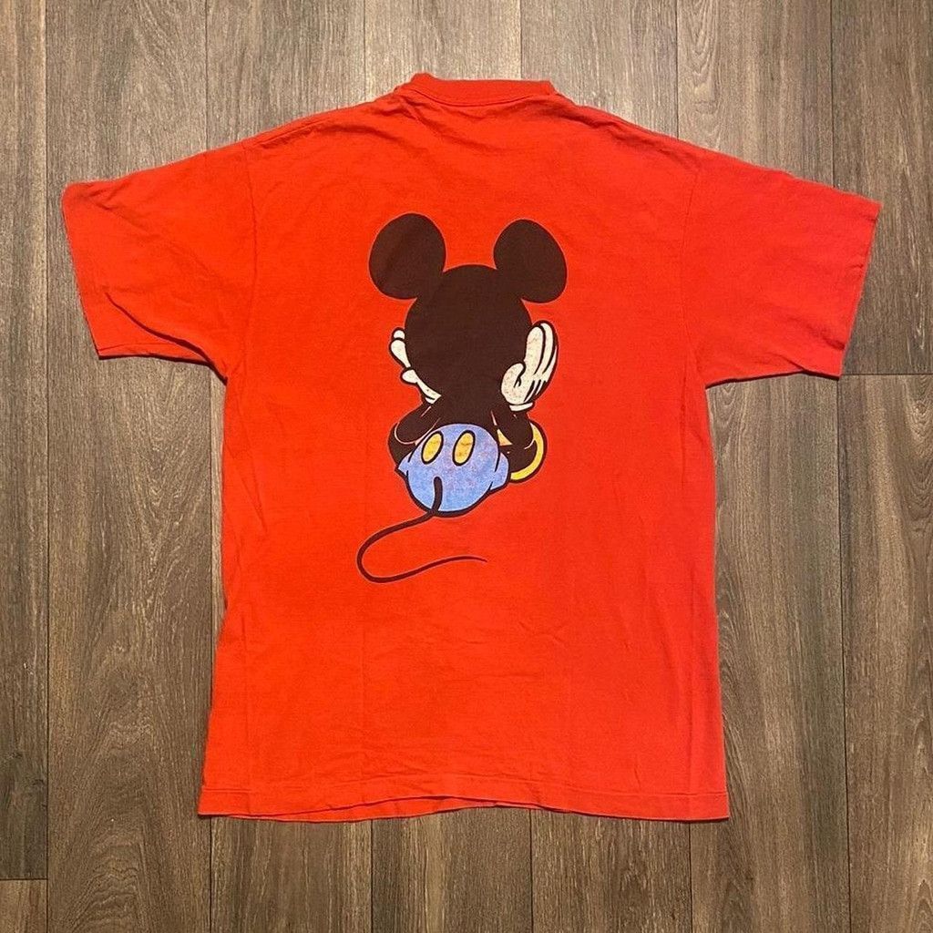Mickey & Co. Mickey Mouse front and back vtg graphic tee size L Size US L / EU 52-54 / 3 - 2 Thumbnail