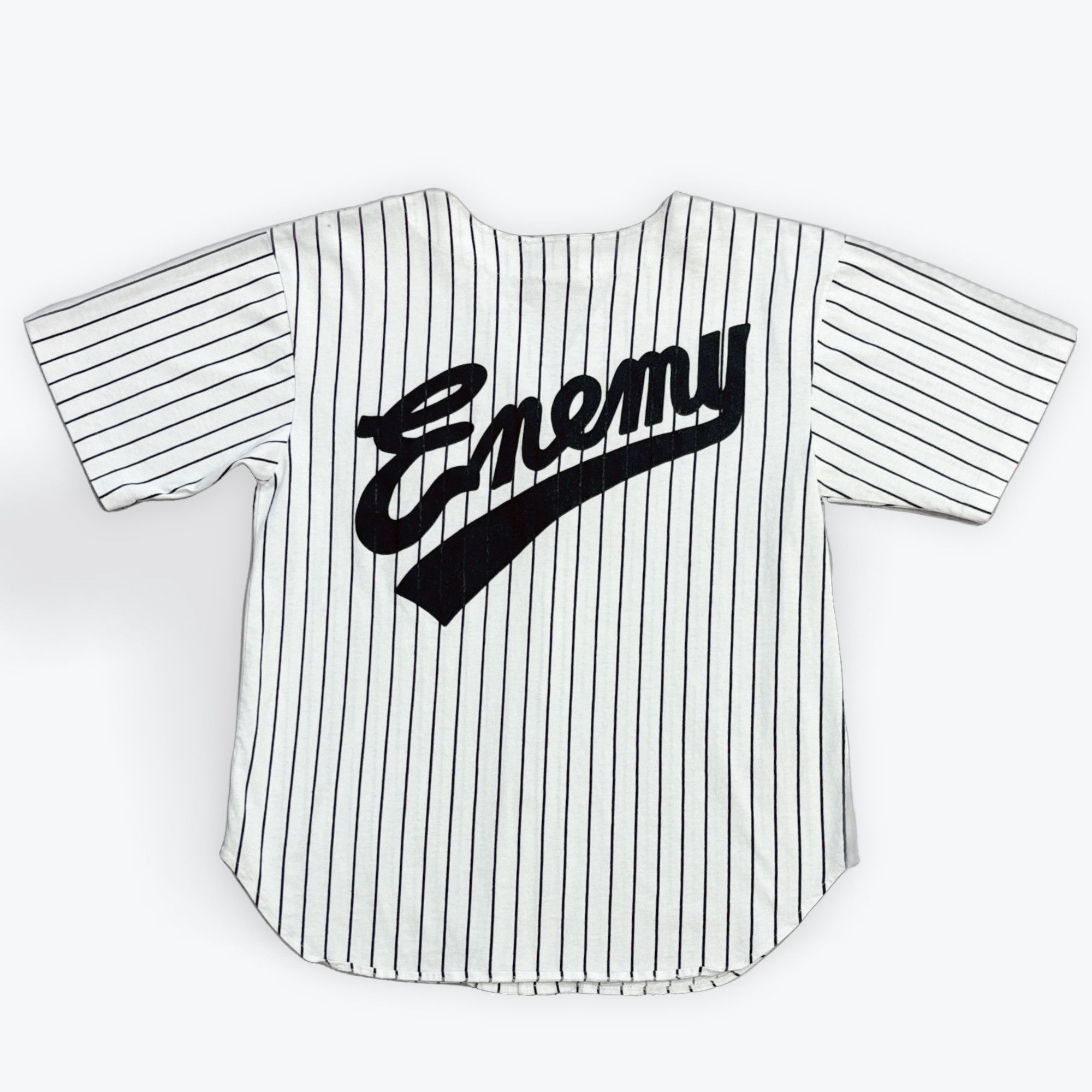 Public Enemy M - Rare Vintage Public Enemy 1992 Hip Hop Baseball Jersey Size US M / EU 48-50 / 2 - 2 Thumbnail