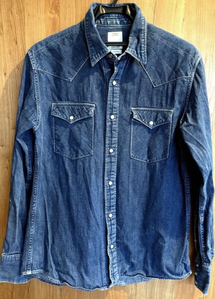 Visvim Western Denim Button Up Shirt Size US M / EU 48-50 / 2 - 1 Thumbnail