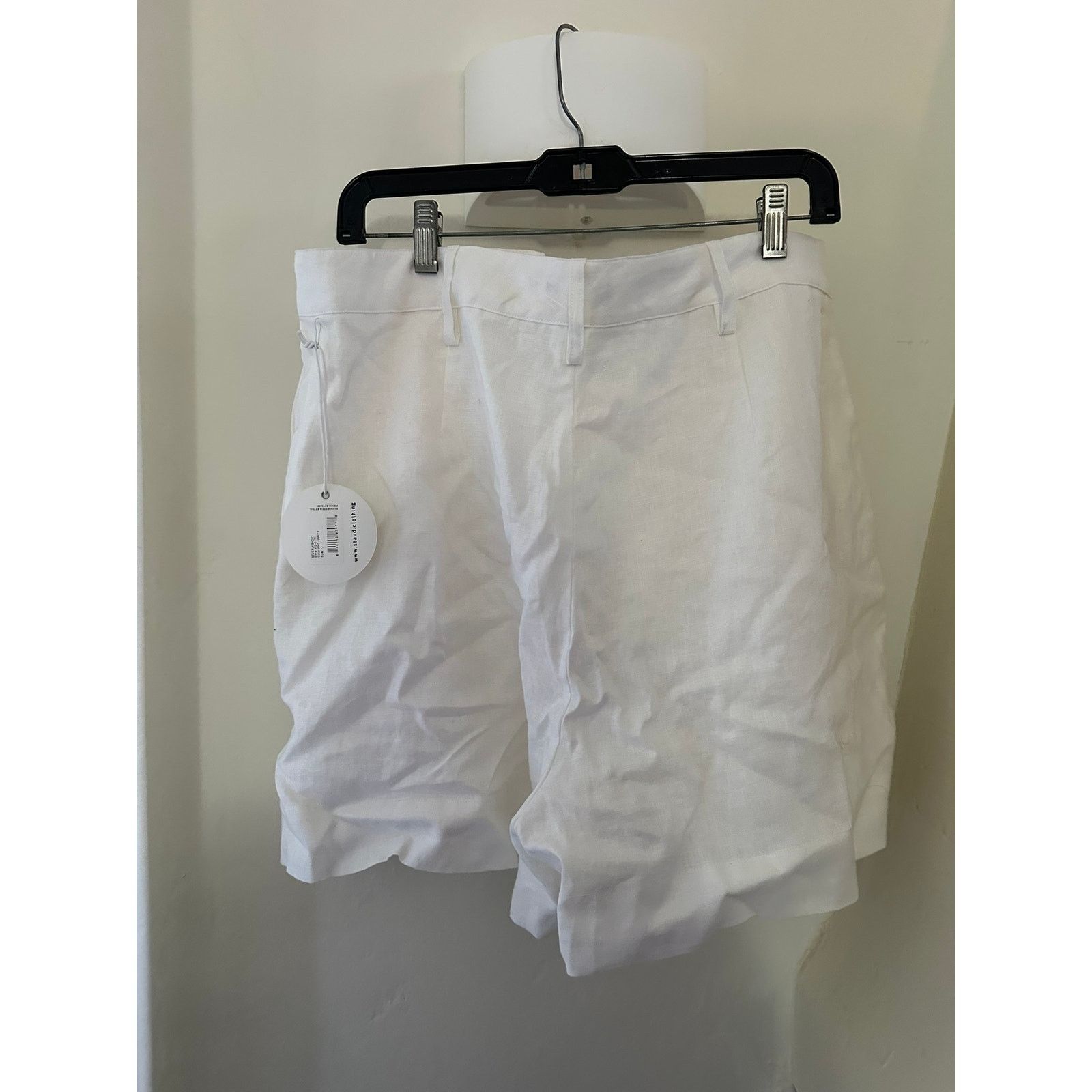 Staud STAUD Beverly Shorts White 12 Size 34" / US 12 / IT 48 - 3 Thumbnail