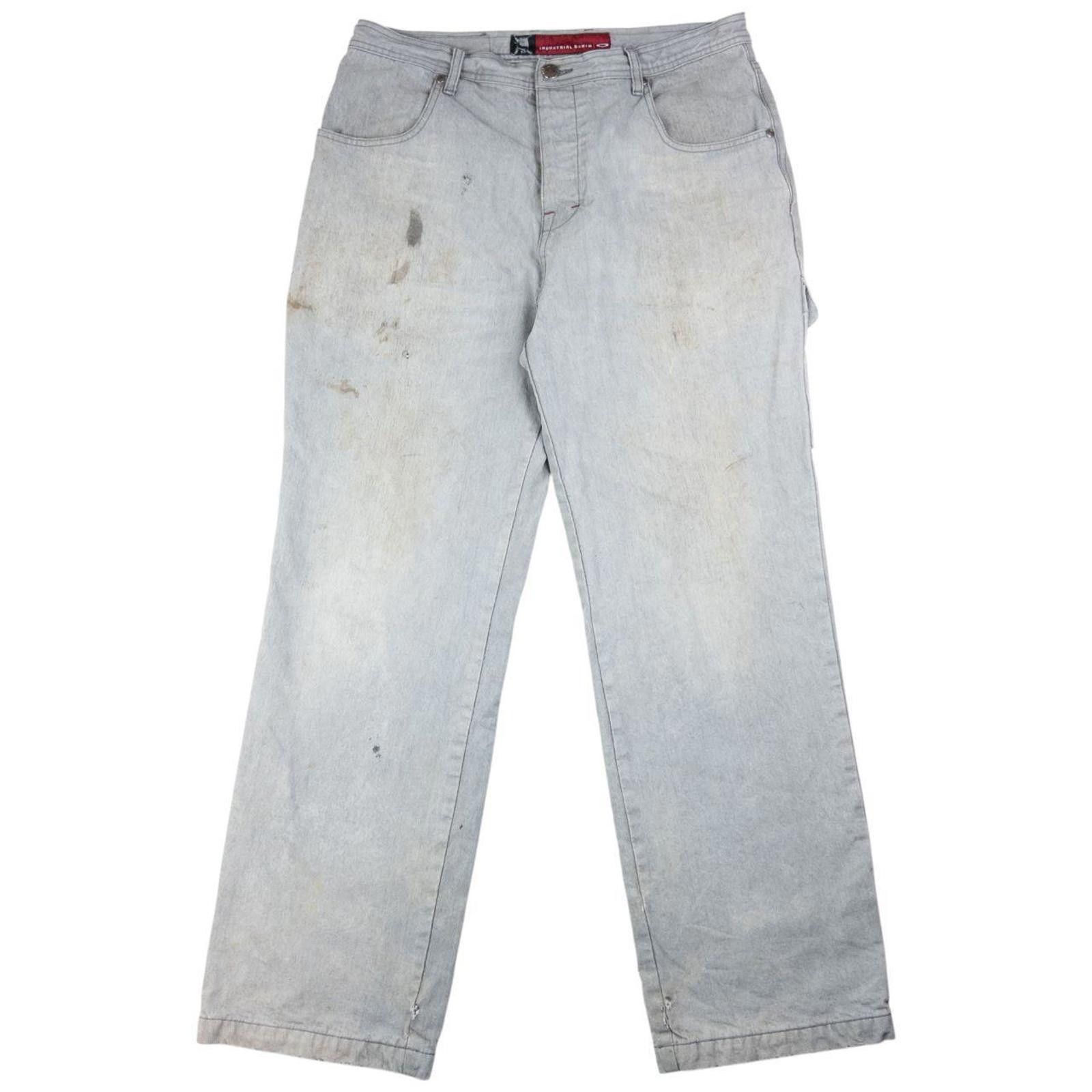 Oakley Vintage Oakley Industrial Denim Jeans Size W35 Size US 35 - 3 Thumbnail