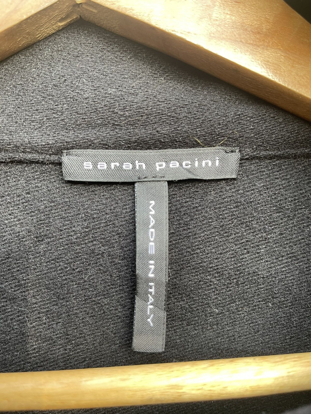 Sarah Pacini Sarah Pacini Cropped Wool Jacket - Made in Italy Size M / US 6-8 / IT 42-44 - 14 Thumbnail