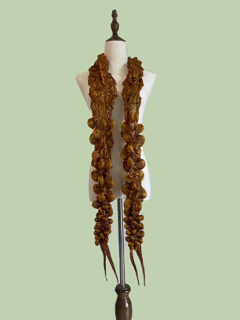 Issey Miyake Issey Miyake Golden dragon whisker bubble scarf Size ONE SIZE - 4 Thumbnail