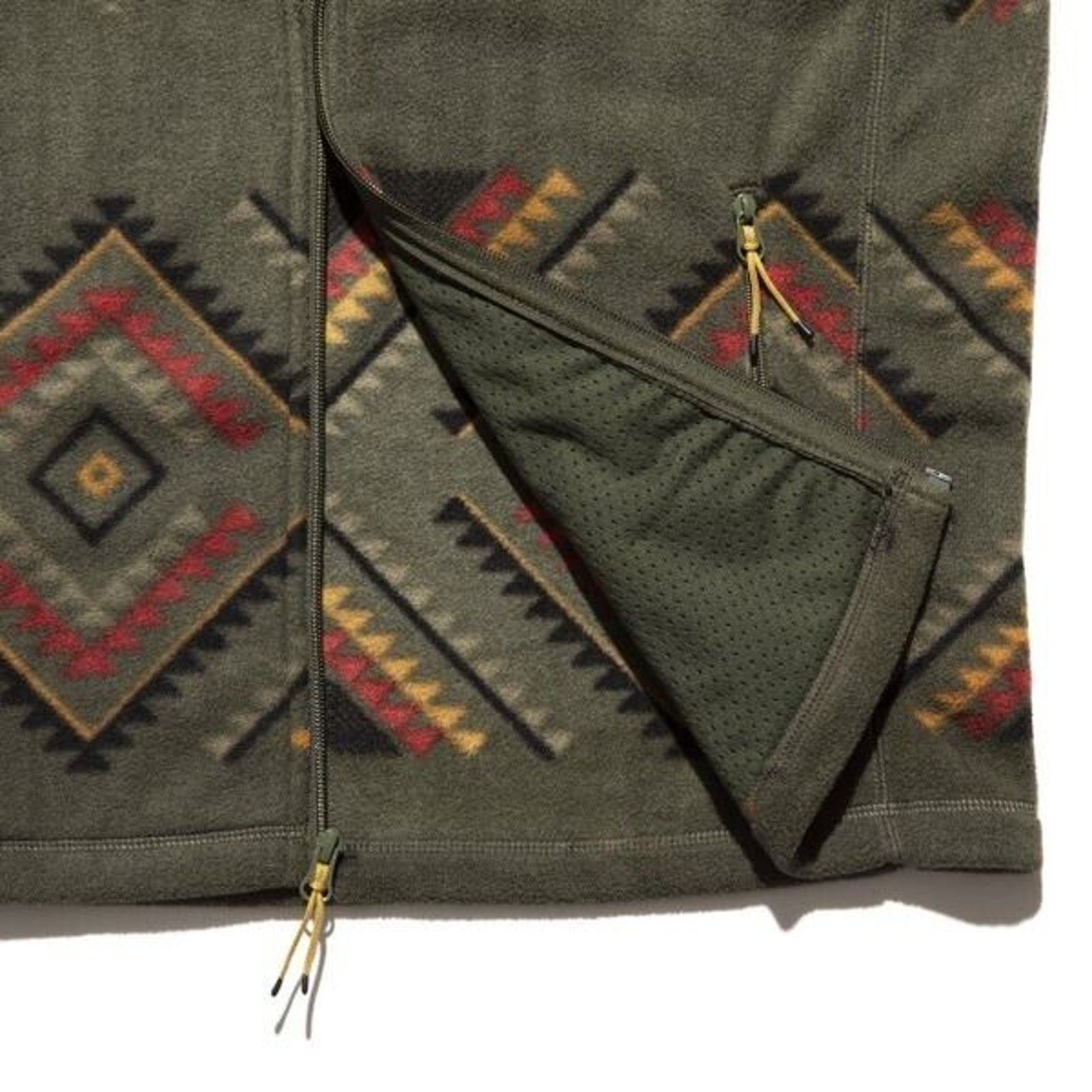 Roark Roark Fleece L Green Manawa Tapu Maori Tribal Full Zip Aztec Size US L / EU 52-54 / 3 - 6 Thumbnail