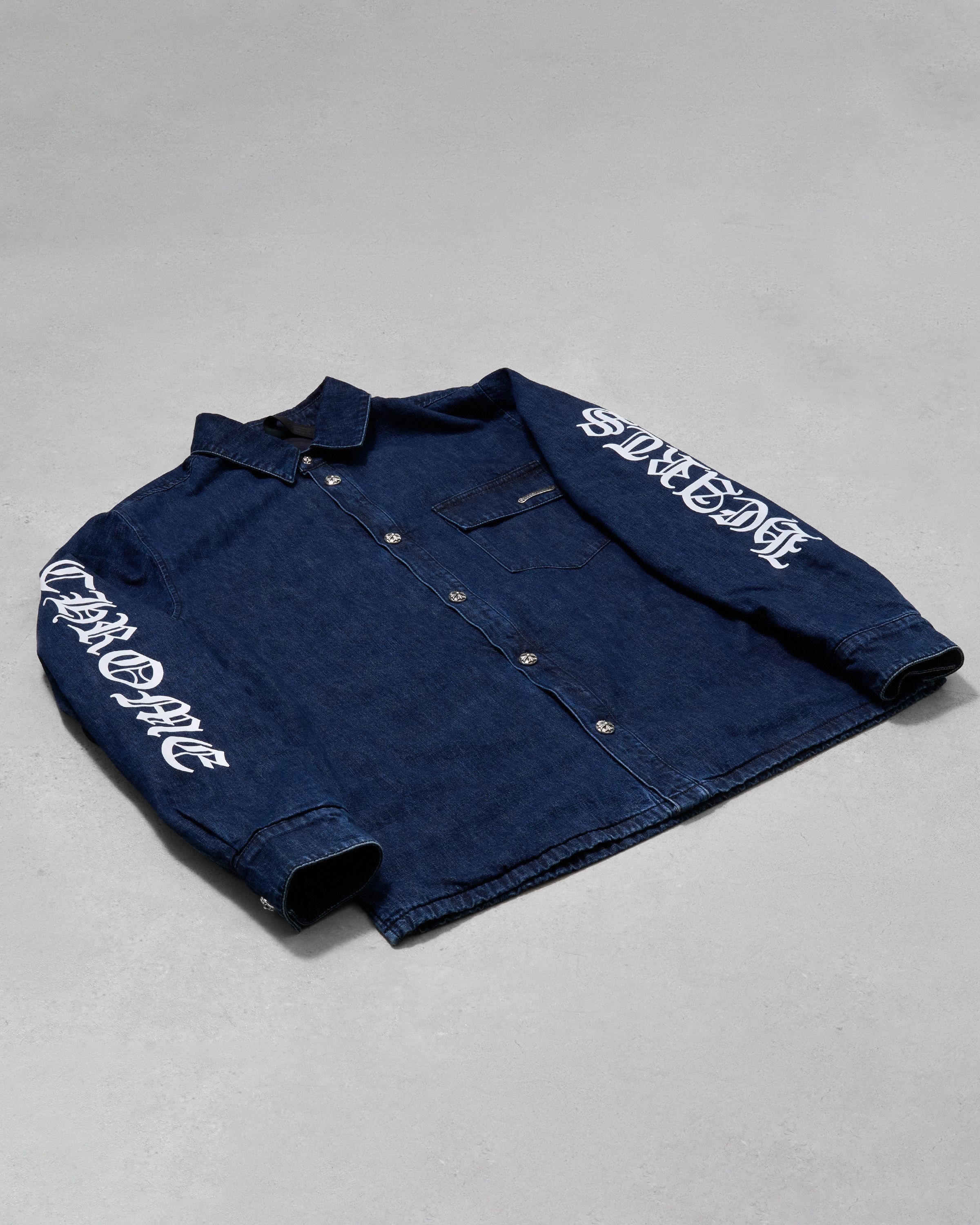 Chrome Hearts CHROME HEARTS Work’n Garage WSH Denim White Print Size US L / EU 52-54 / 3 - 1 Thumbnail