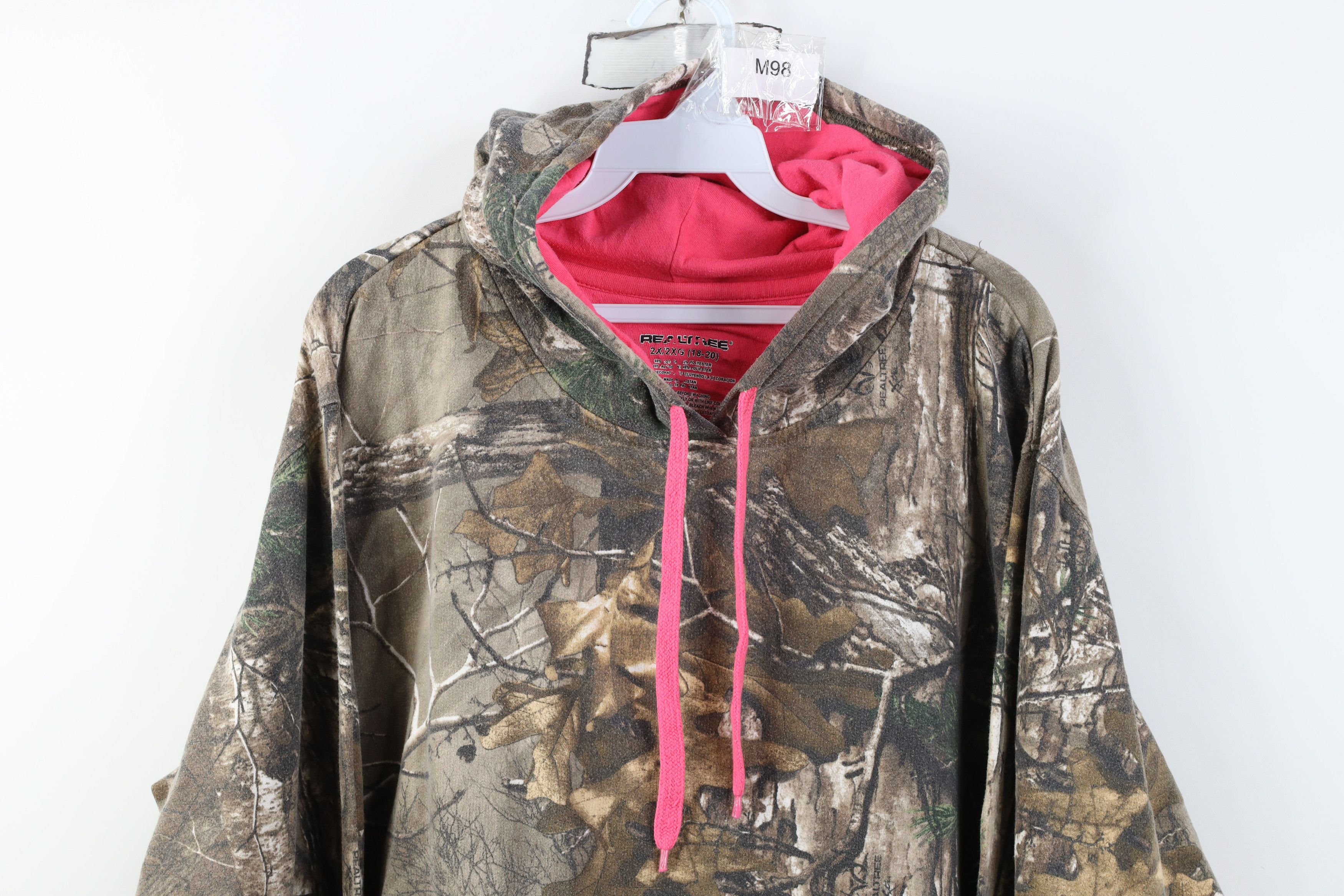 Vintage Vintage Y2K Streetwear Babydoll Realtree Camouflage Hoodie Size XXL / US 16-18 / IT 52-54 - 2 Thumbnail