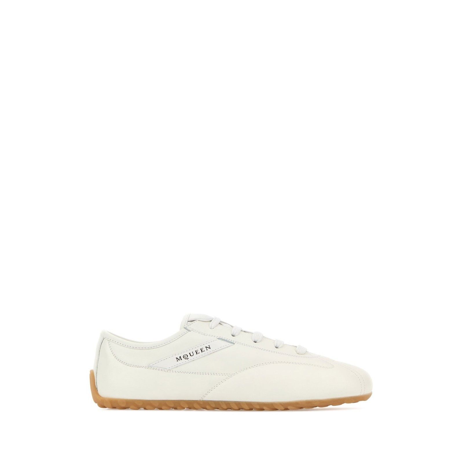 Alexander McQueen ALEXANDER MCQUEEN Boxe White Leather Sneakers New & Authenti Size US 10 / IT 40 - 1 Thumbnail
