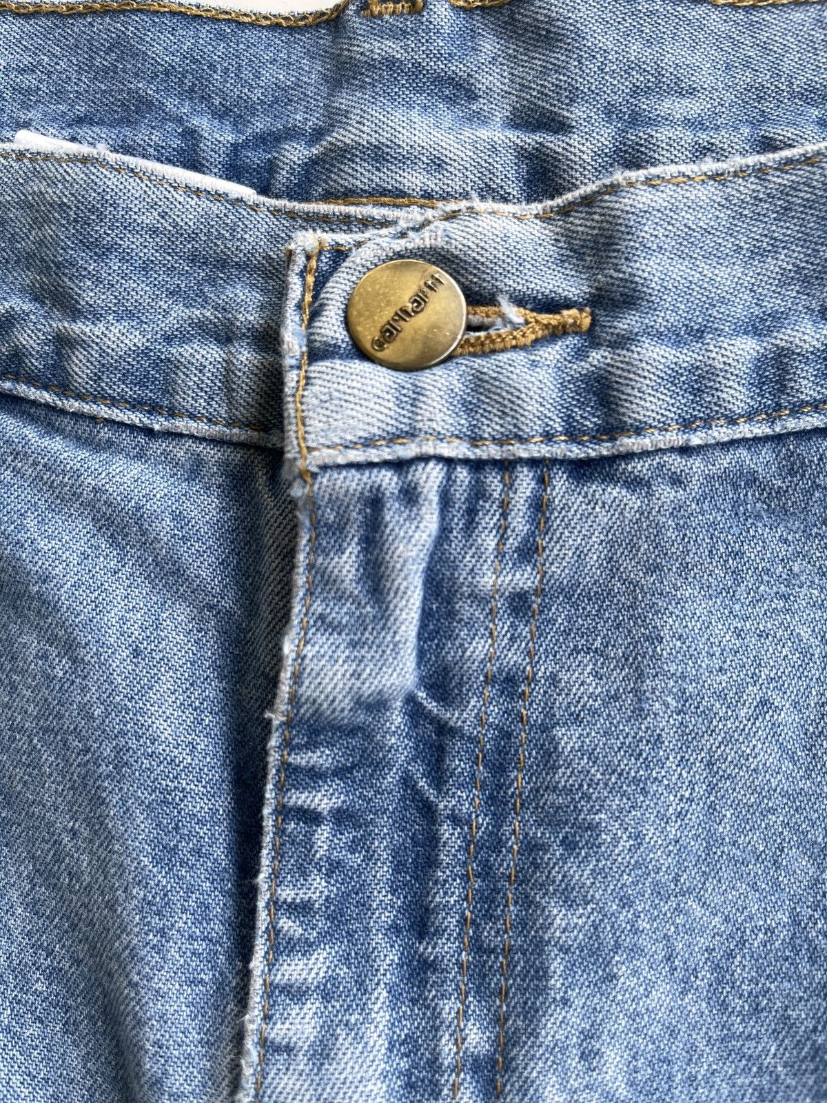 Carhartt Vintage Carhartt Carpenter Distressed Denim Size US 32 / EU 48 - 15 Thumbnail