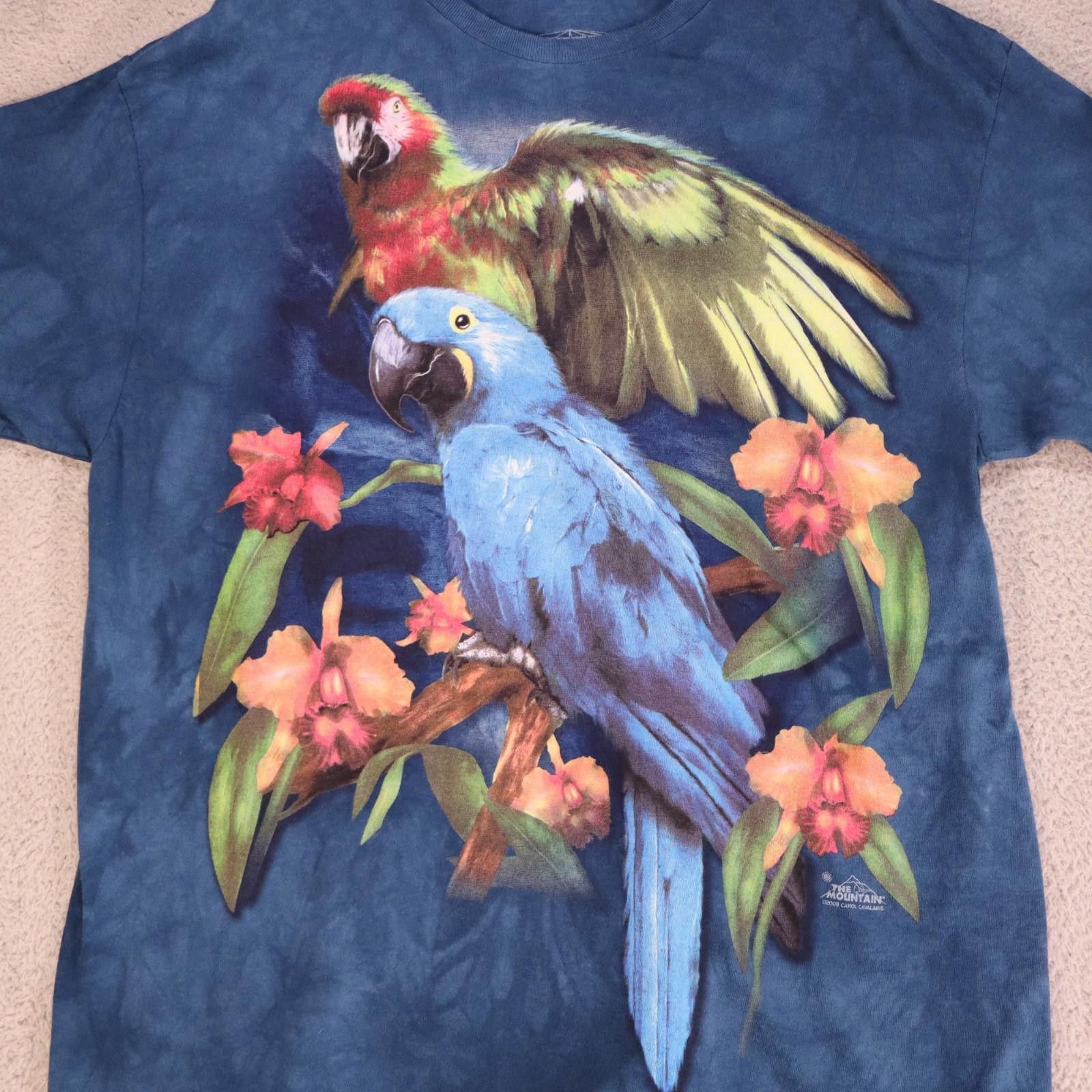 The Mountain The Mountain Parrots XL Blue Unisex Shirt 2009 Carol 3dTees Size US XL / EU 56 / 4 - 2 Thumbnail