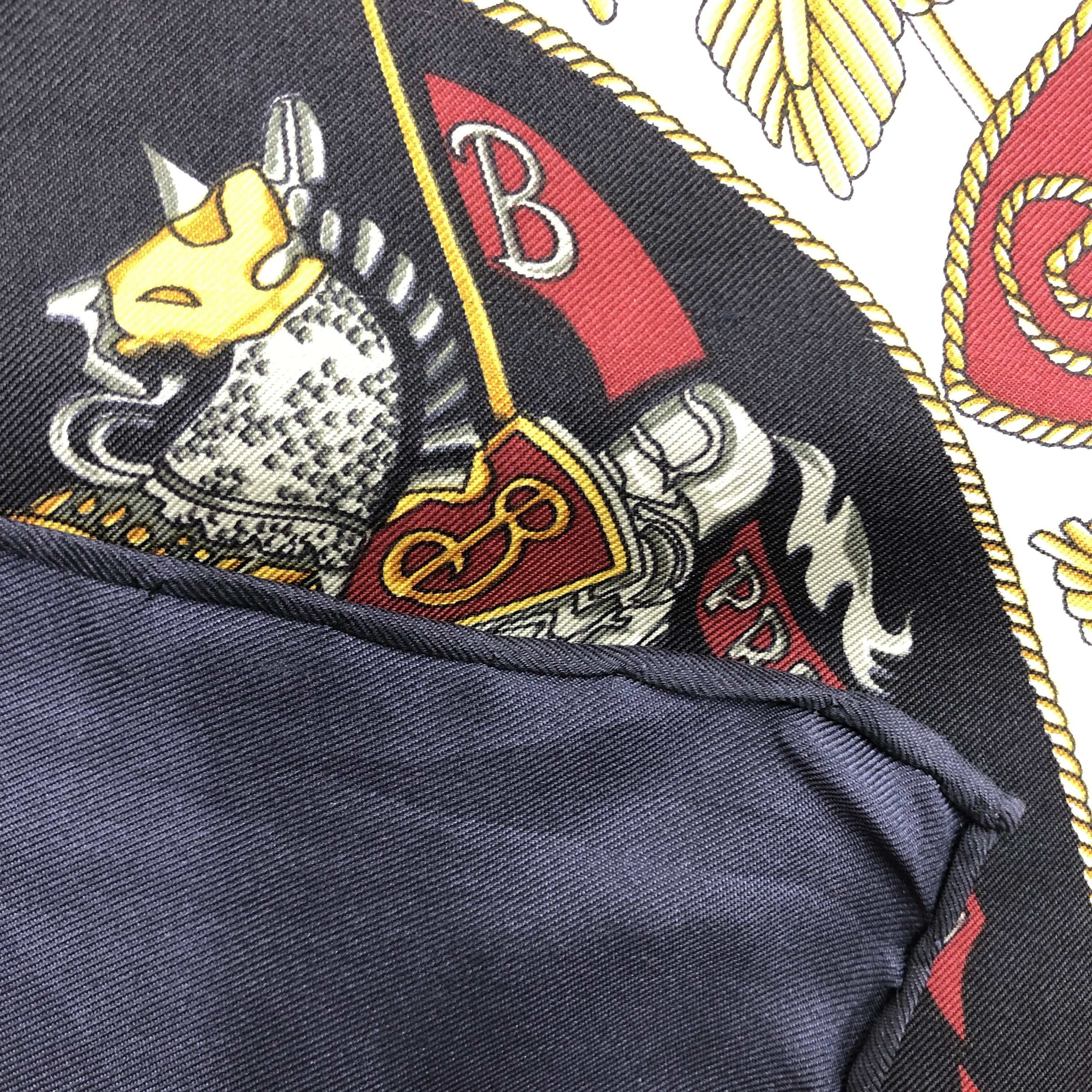 Burberry × Vintage Vintage Burberry SILK Scarf Twill Stole Wraps Scarves Size ONE SIZE - 13 Thumbnail