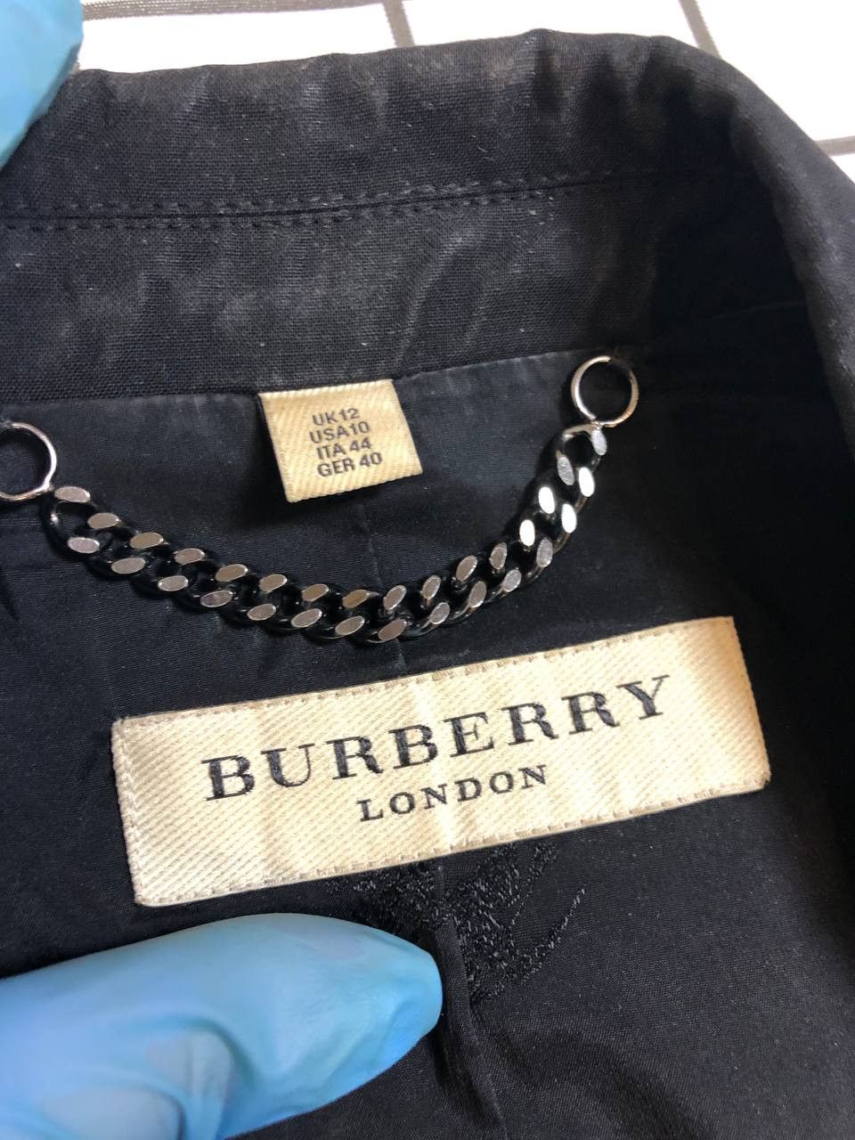 Burberry Burberry London Cashmere Double Breasted Trench Coat Black Size L / US 10 / IT 46 - 11 Thumbnail