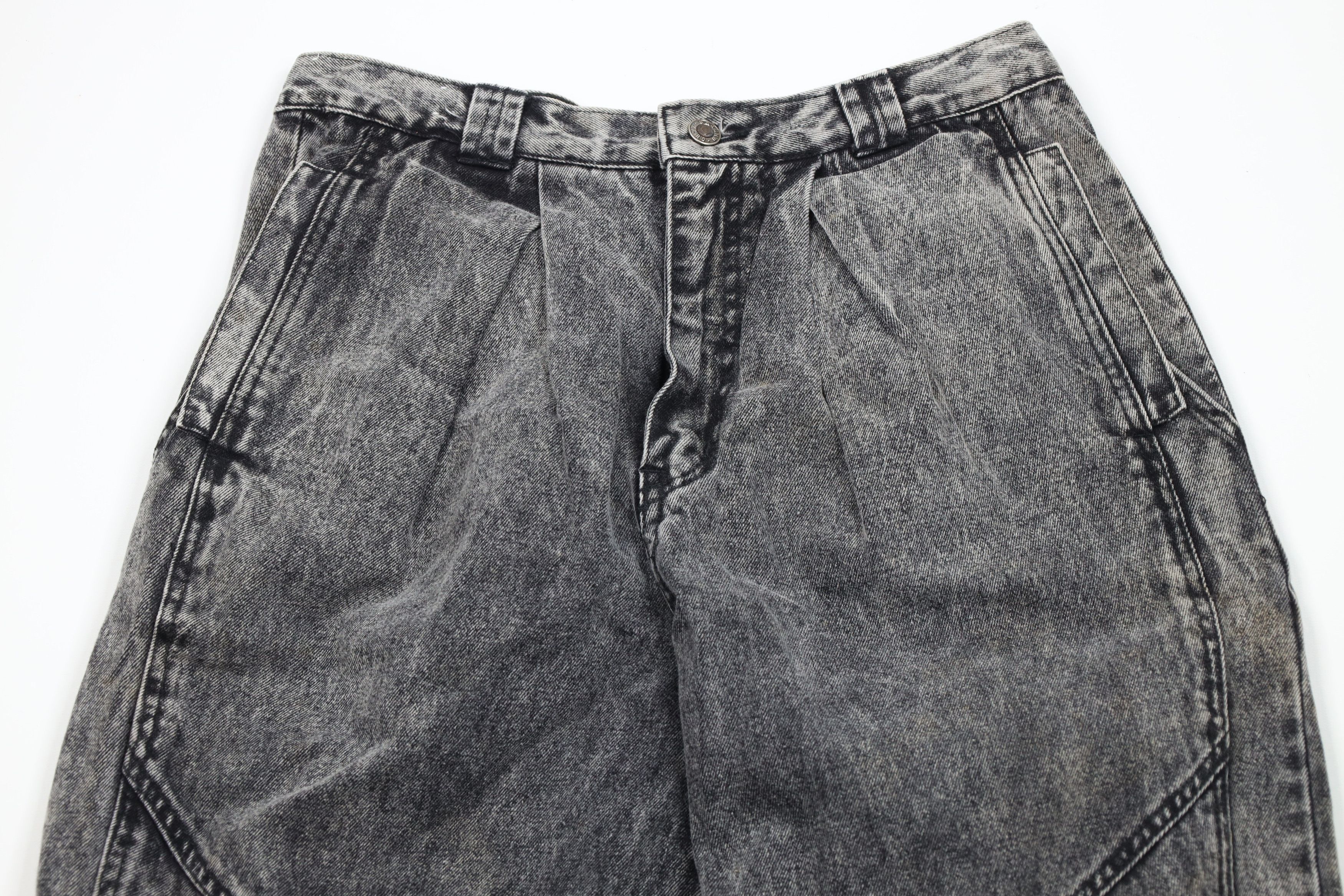Vintage Vintage 80s 90s Streetwear Acid Wash Relaxed Jeans Black Size US 30 / EU 46 - 2 Thumbnail