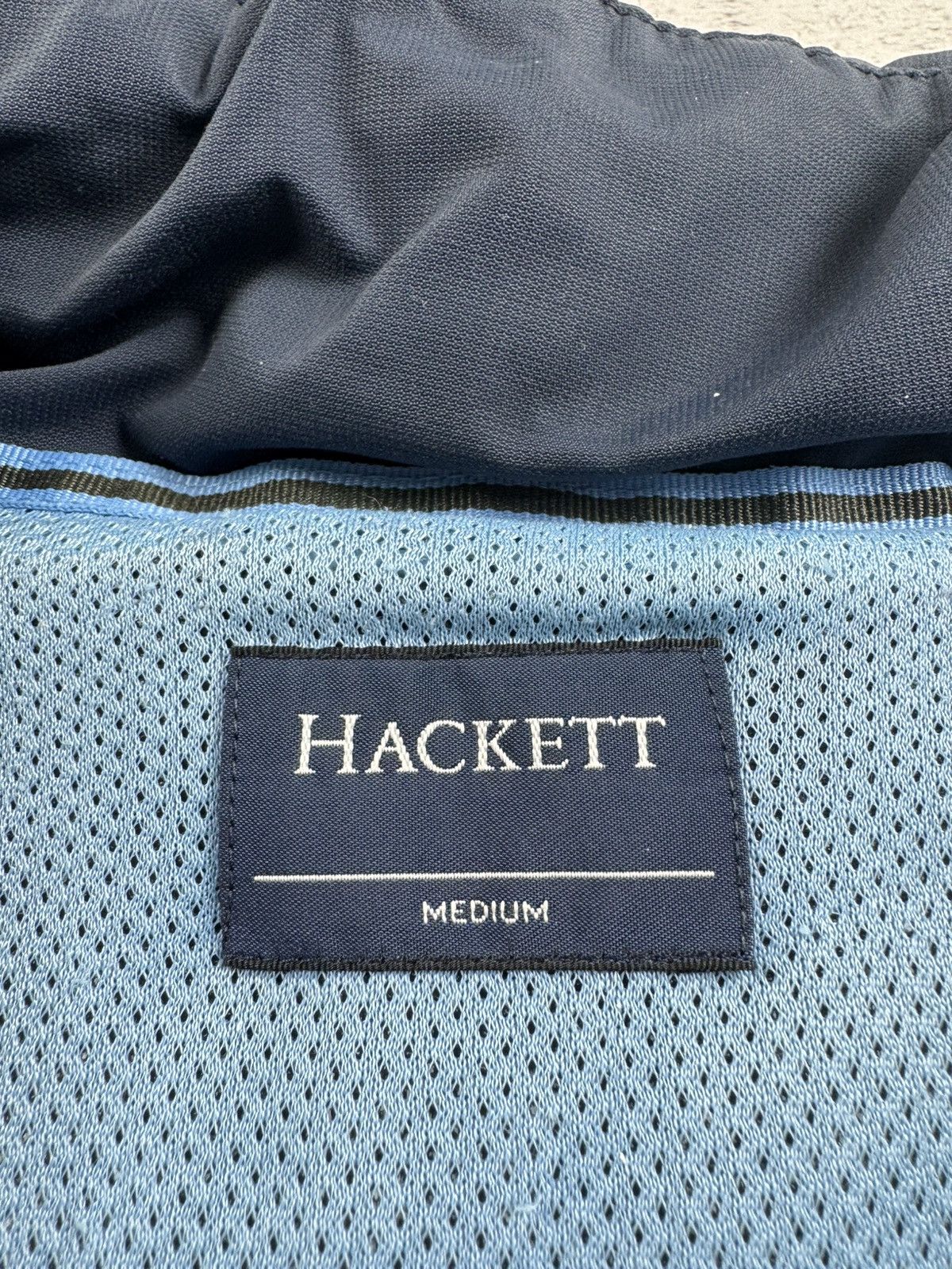 Hackett Vintage Hackett London Blue Windbreaker Bomber Light Jacket Size US M / EU 48-50 / 2 - 8 Thumbnail