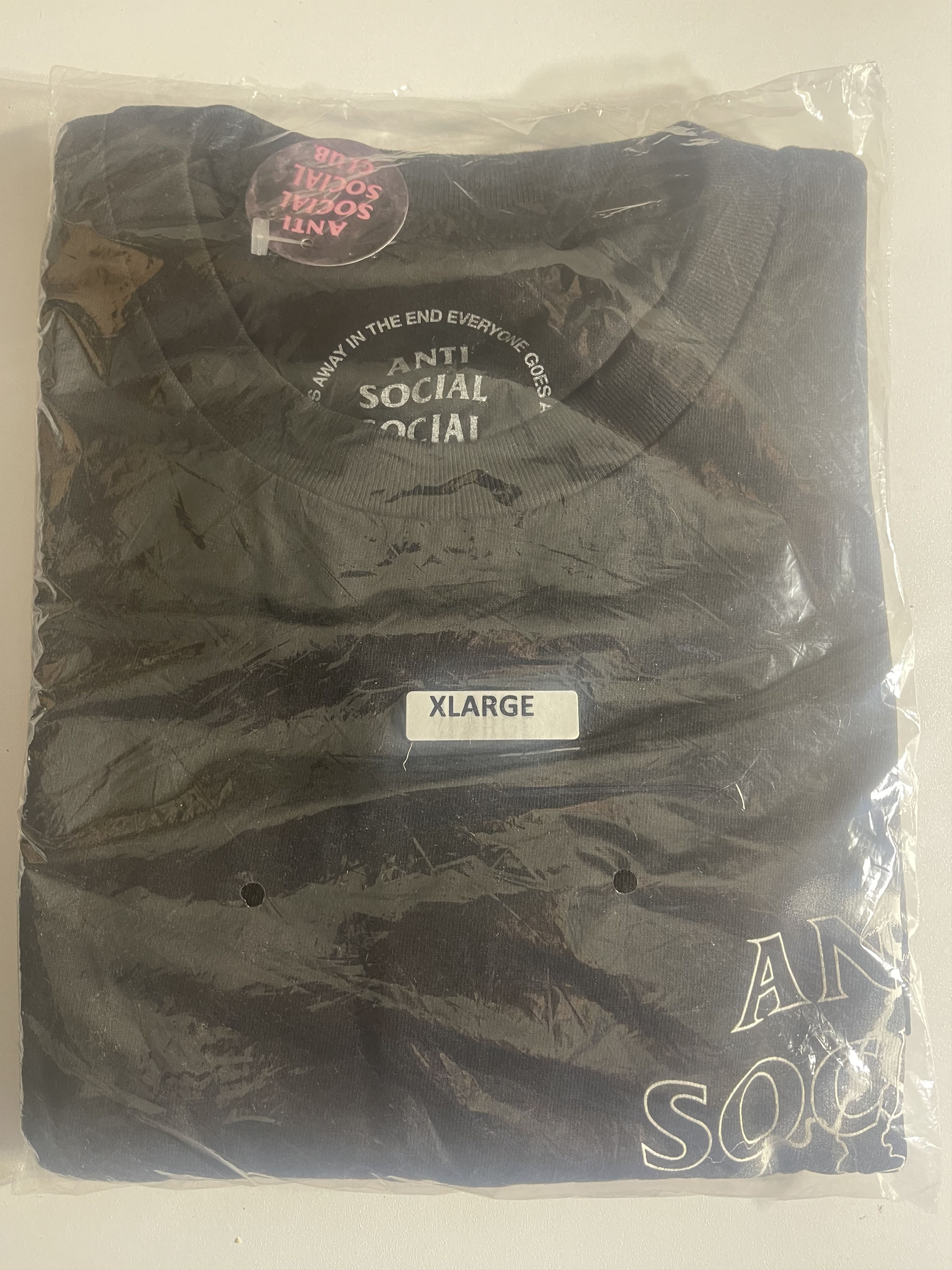 Anti Social Social Club Anti Social Social Club Twisted Tee Black Size XL Size US XL / EU 56 / 4 - 3 Thumbnail